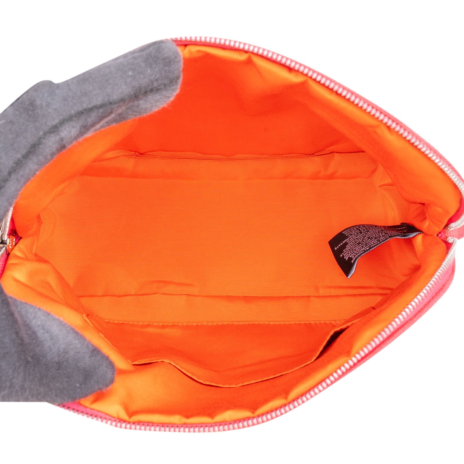 Hermès Hibiskus Canvas Bolide 25 Trousse Pouch Bag