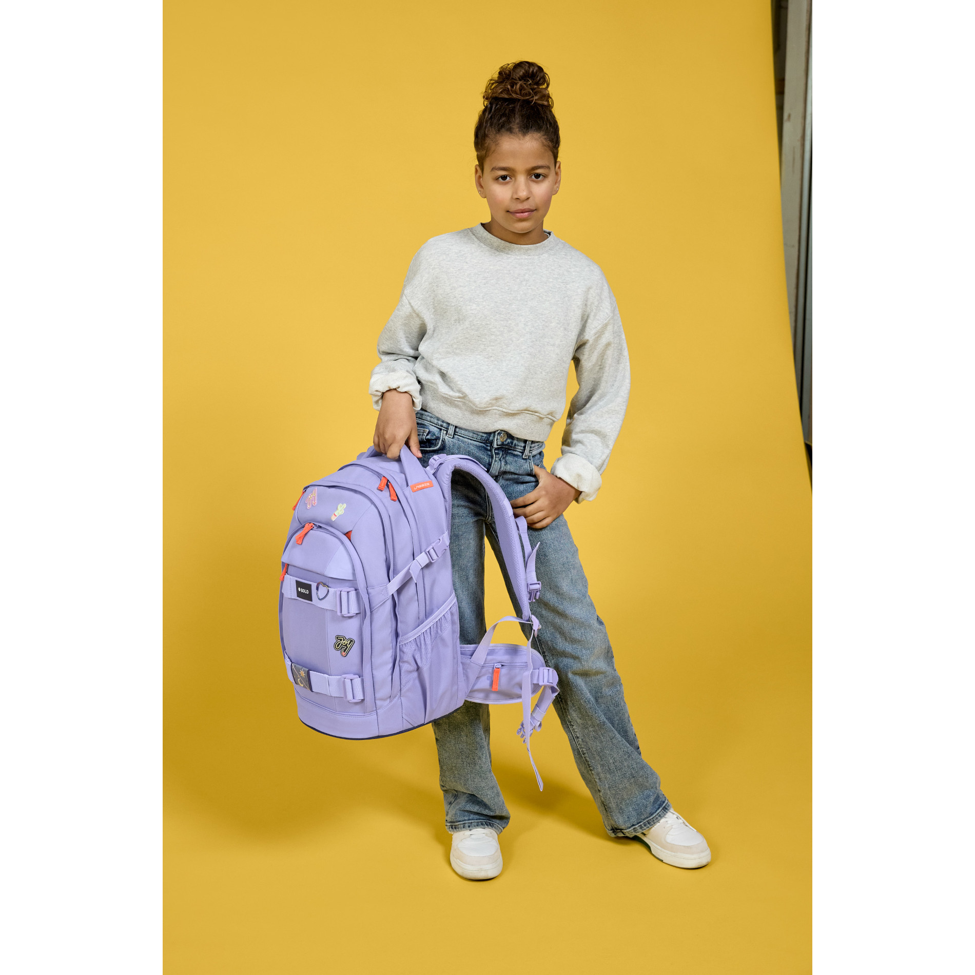 School Backpack Origin Bold - Lavender