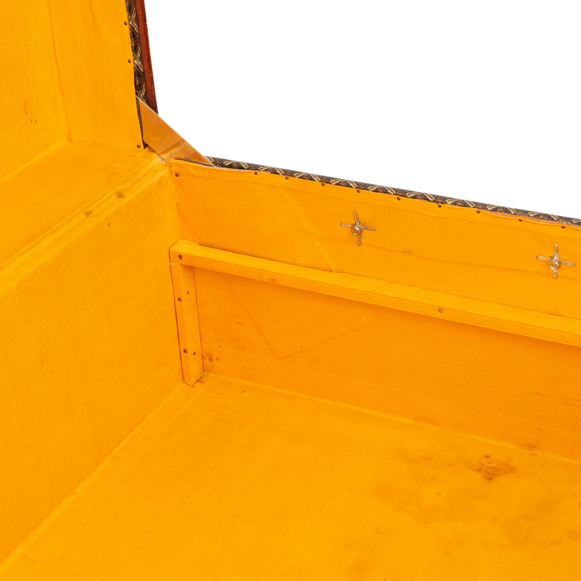 Goyard Goyardine "JVC" Cabin Koffer Malle 90