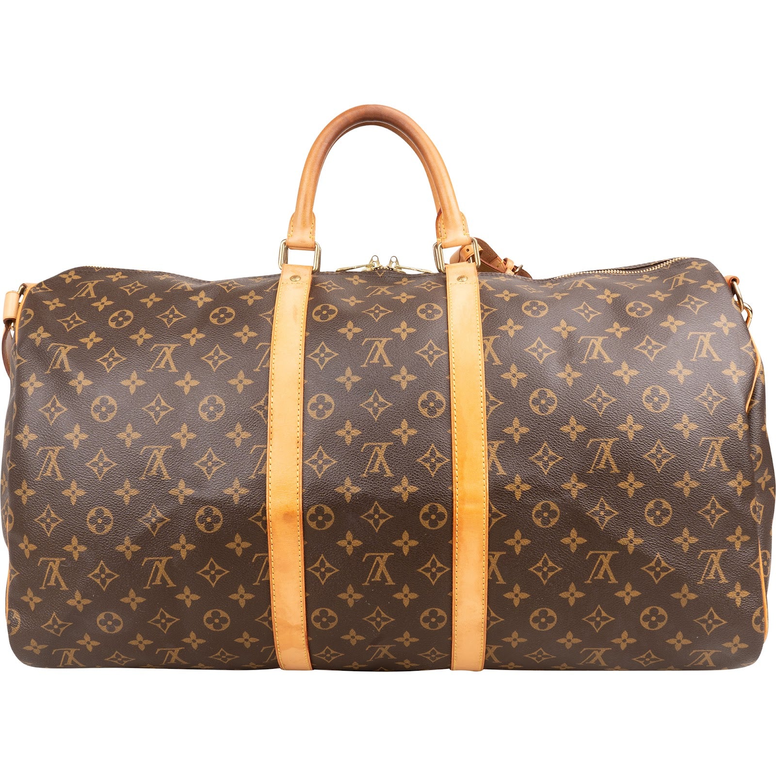 Louis Vuitton Monogram Canvas Keepall 55 schoudertas voor op reis
