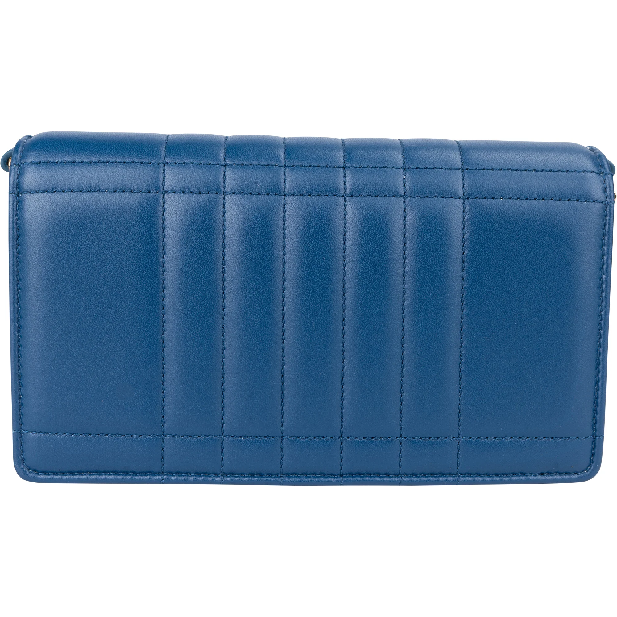 Burberry Blue Quilted Leather Lola Crossbody Bag