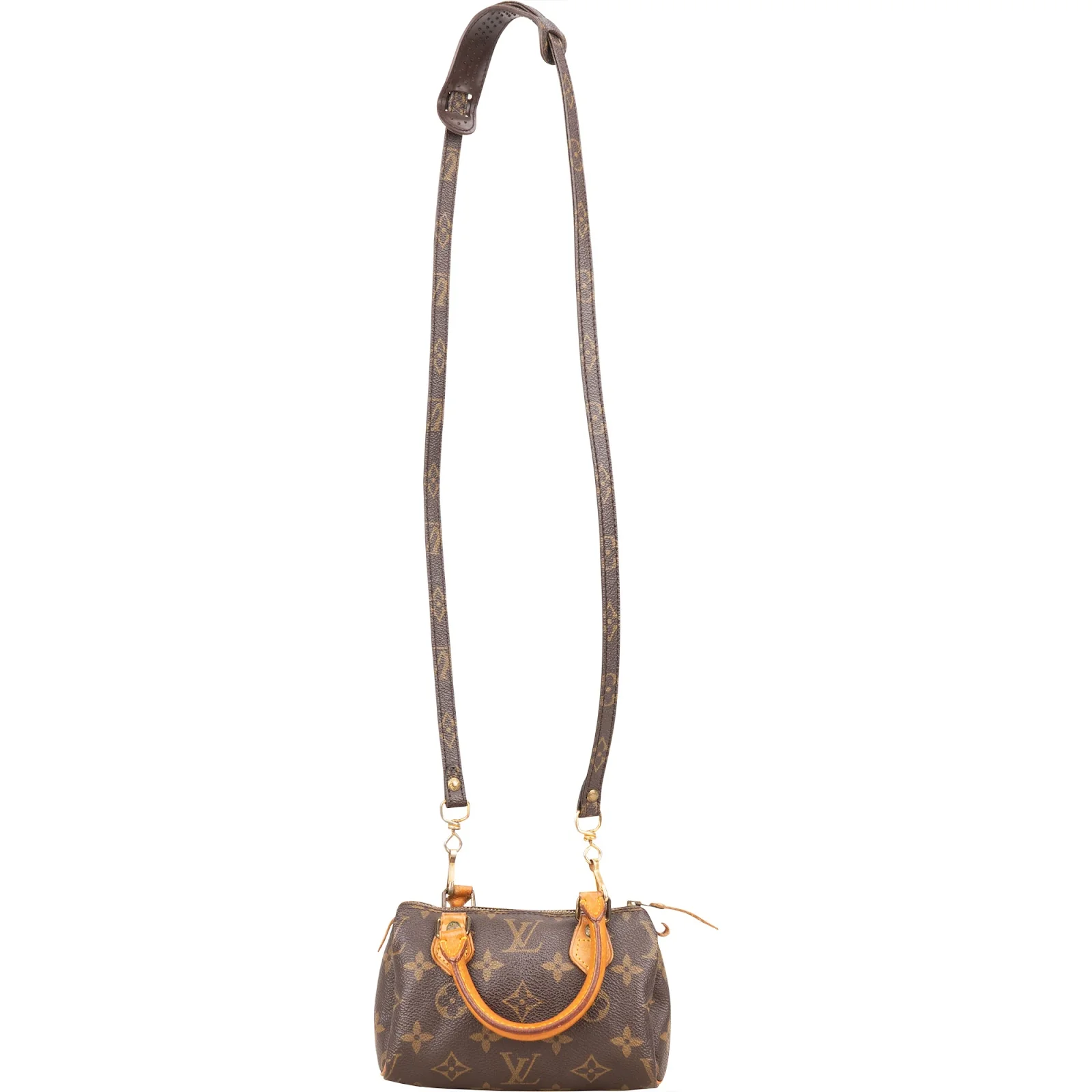 Louis Vuitton Canvas Monogram Mini Speedy Boston Bag