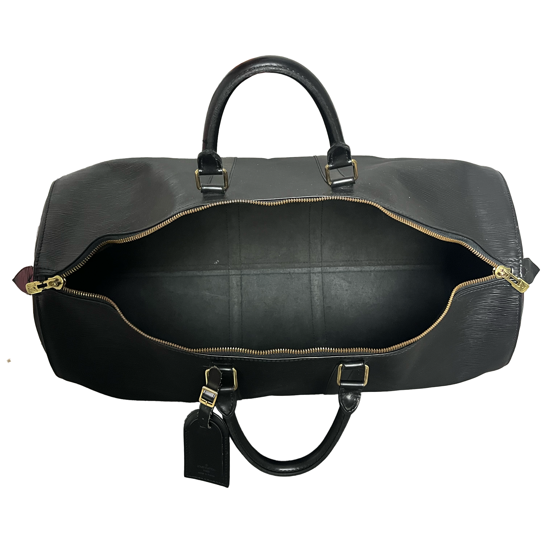 Louis Vuitton Keepall 55 Epi Leder Boston Bag