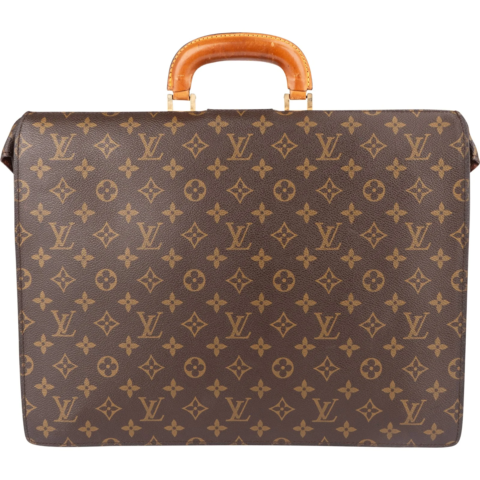 Louis Vuitton Monogram Canvas Serviette Fermoir Handbag
