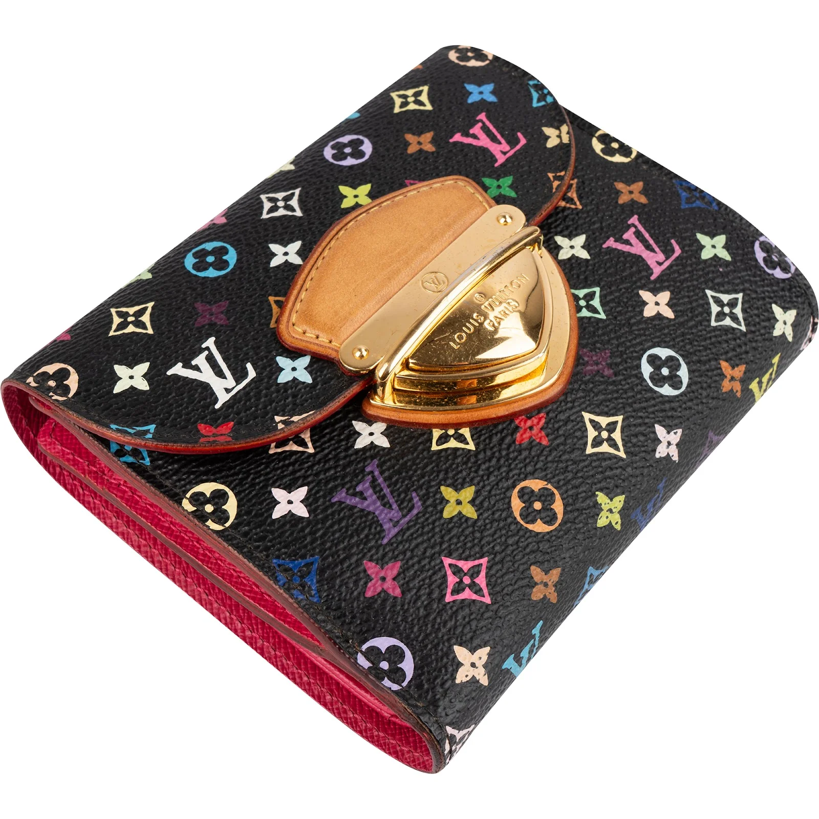 Louis Vuitton Monogram Murakami Multicolor Canvas Koala Compact Wallet