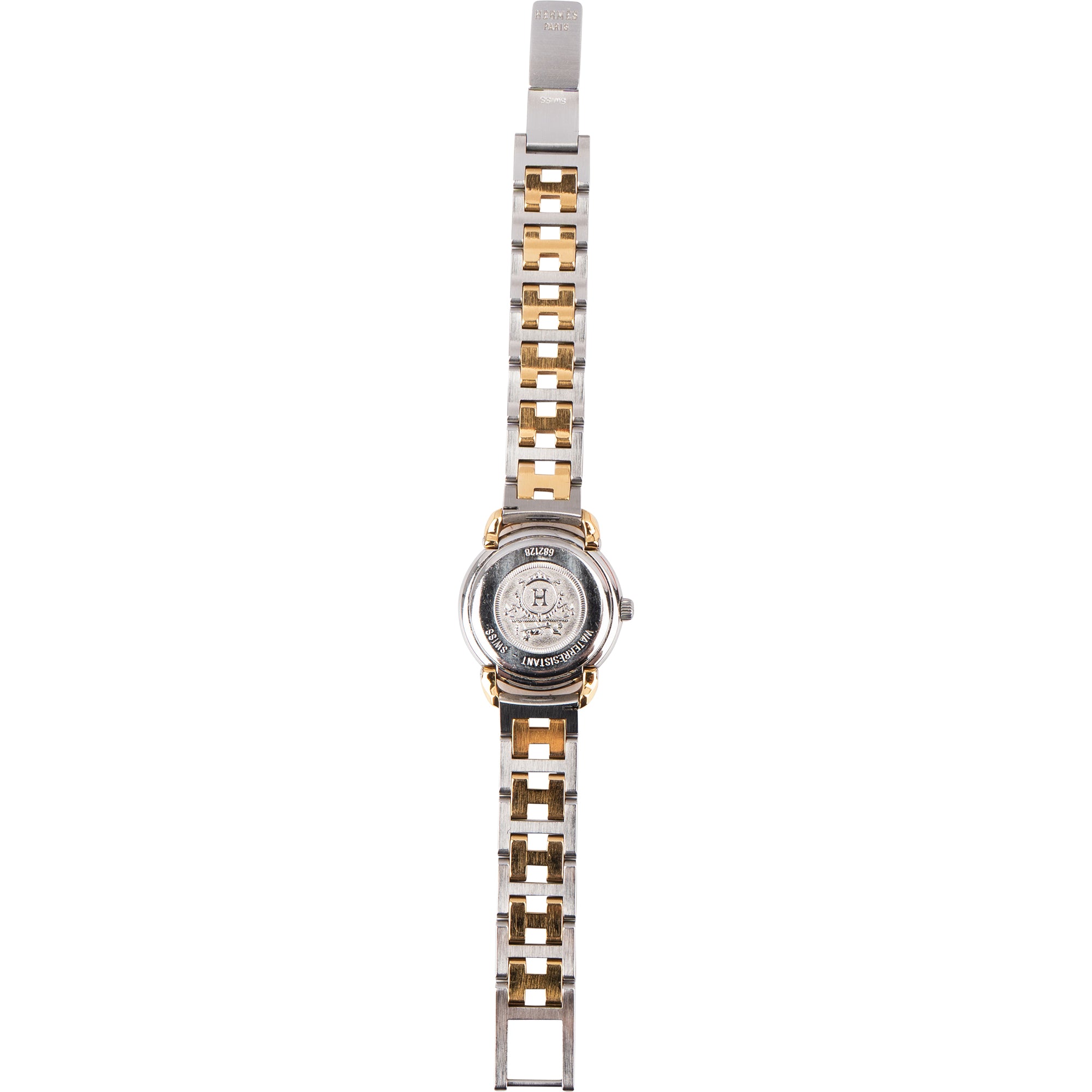 Hermès Bicolor Pullman 682128 Damen Armbanduhr