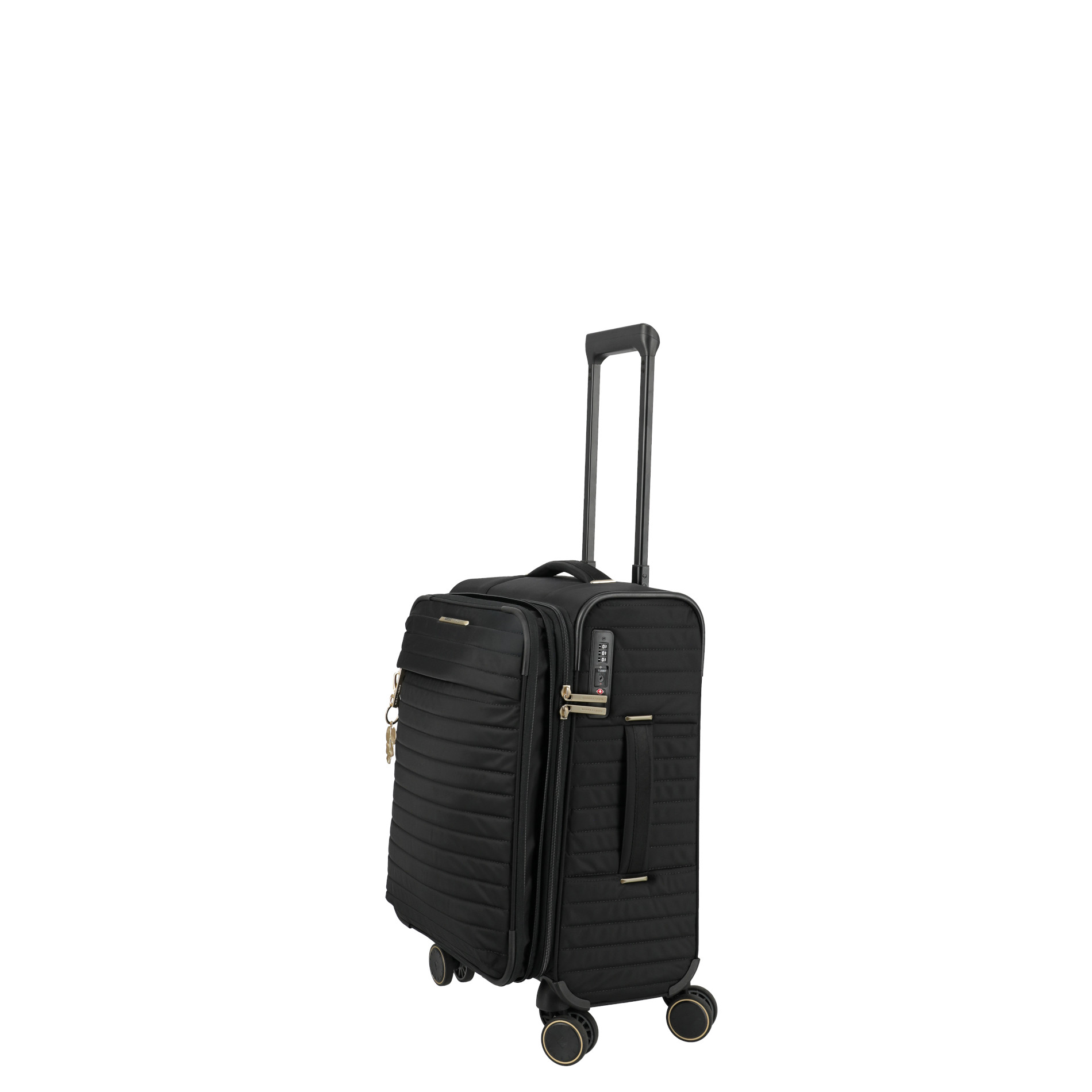 BARBARA STEPP Trolley S (55 cm) erweiterbar - schwarz