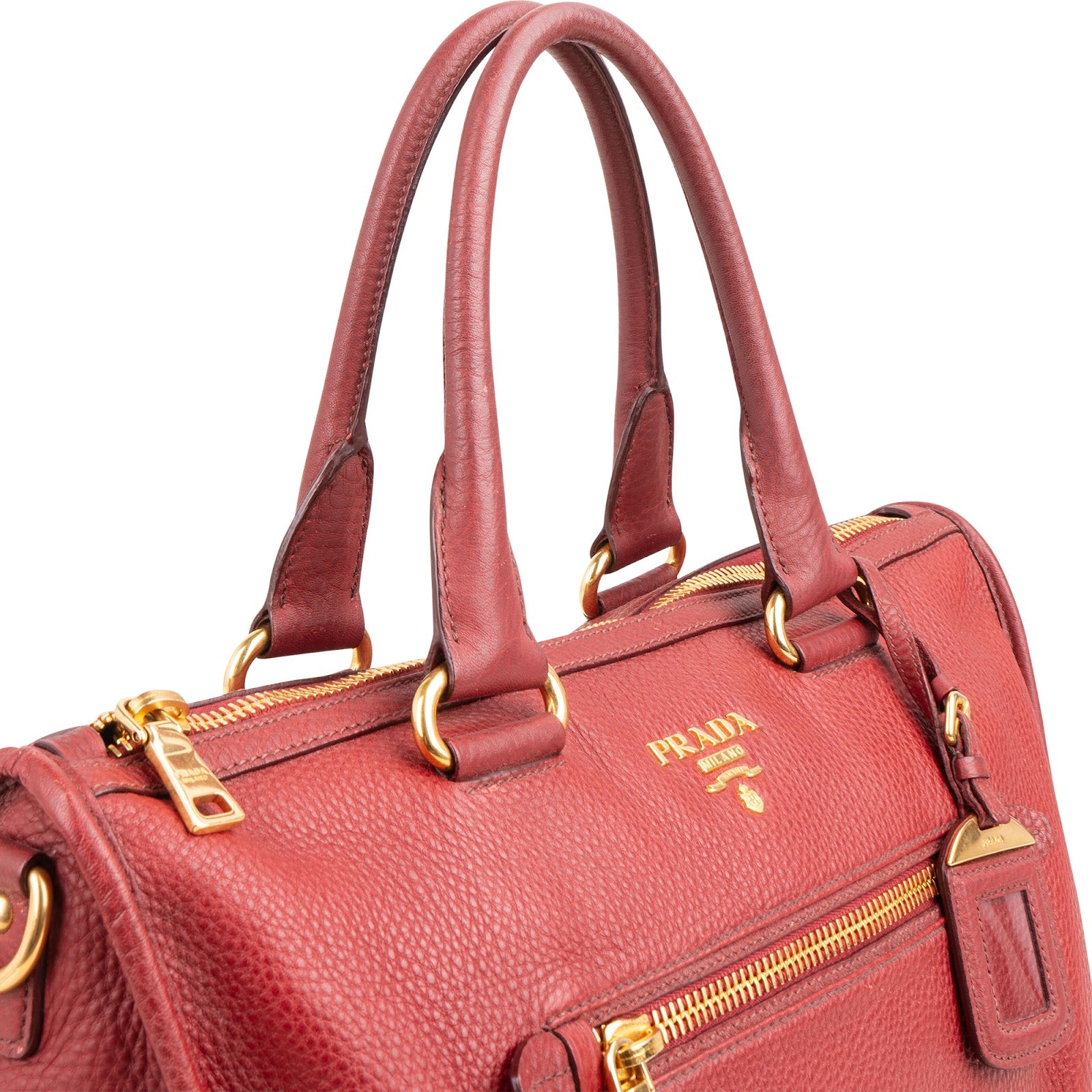 Prada – Vitello Daino City Satchel handtas