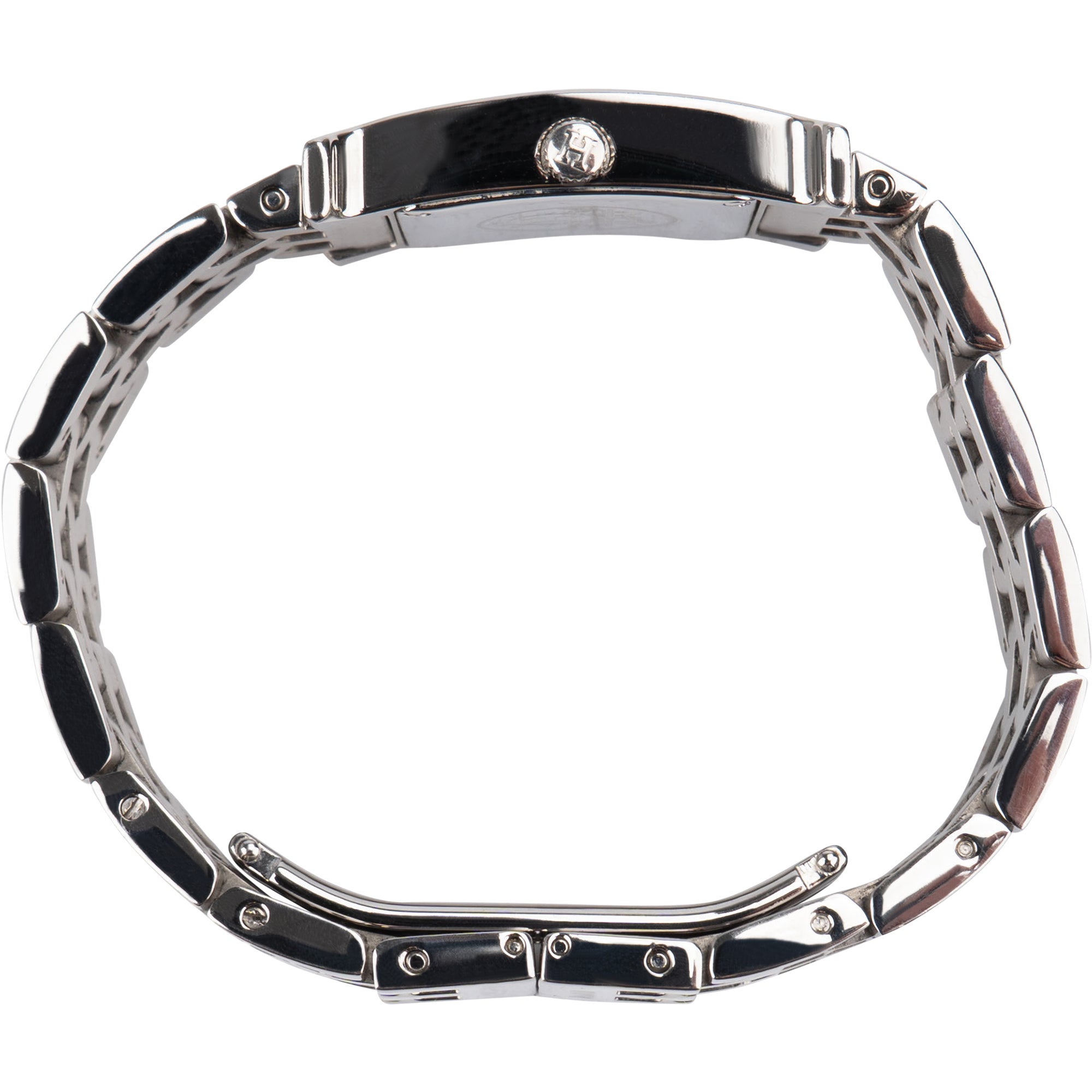 Hermès Silver Tone Heure H Damenuhr HH1.210