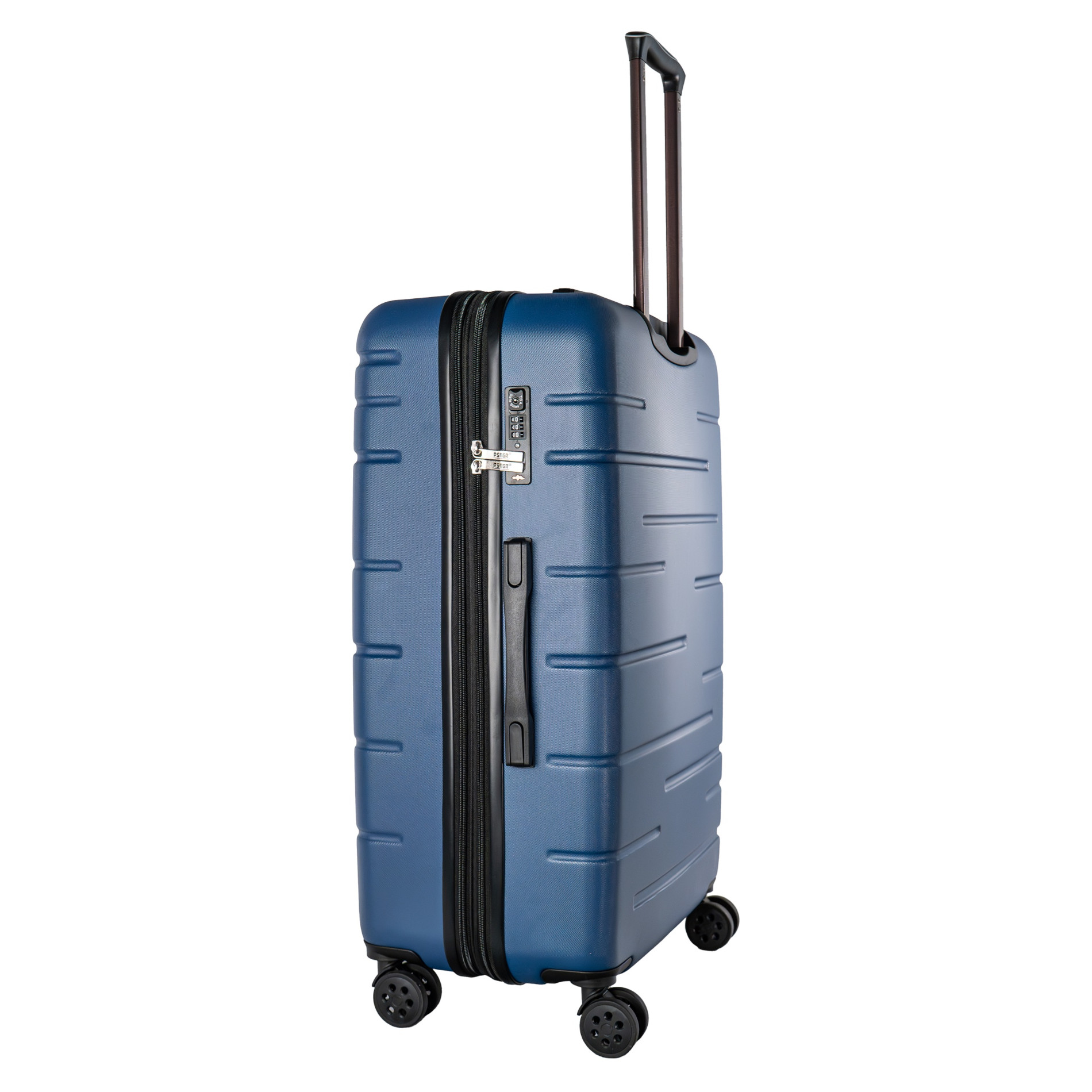 Stripes Trolley L (76 cm) Erweiterbar- DK Blue