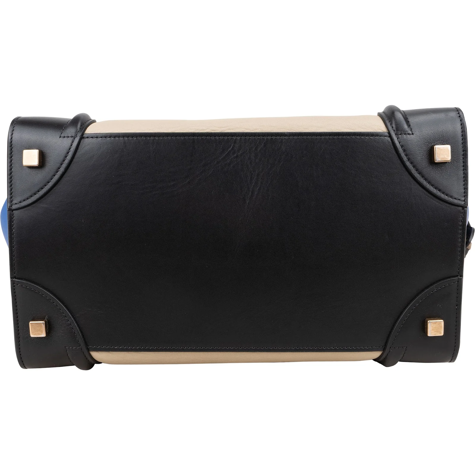 Céline Tricolor Leather Luggage Handbag