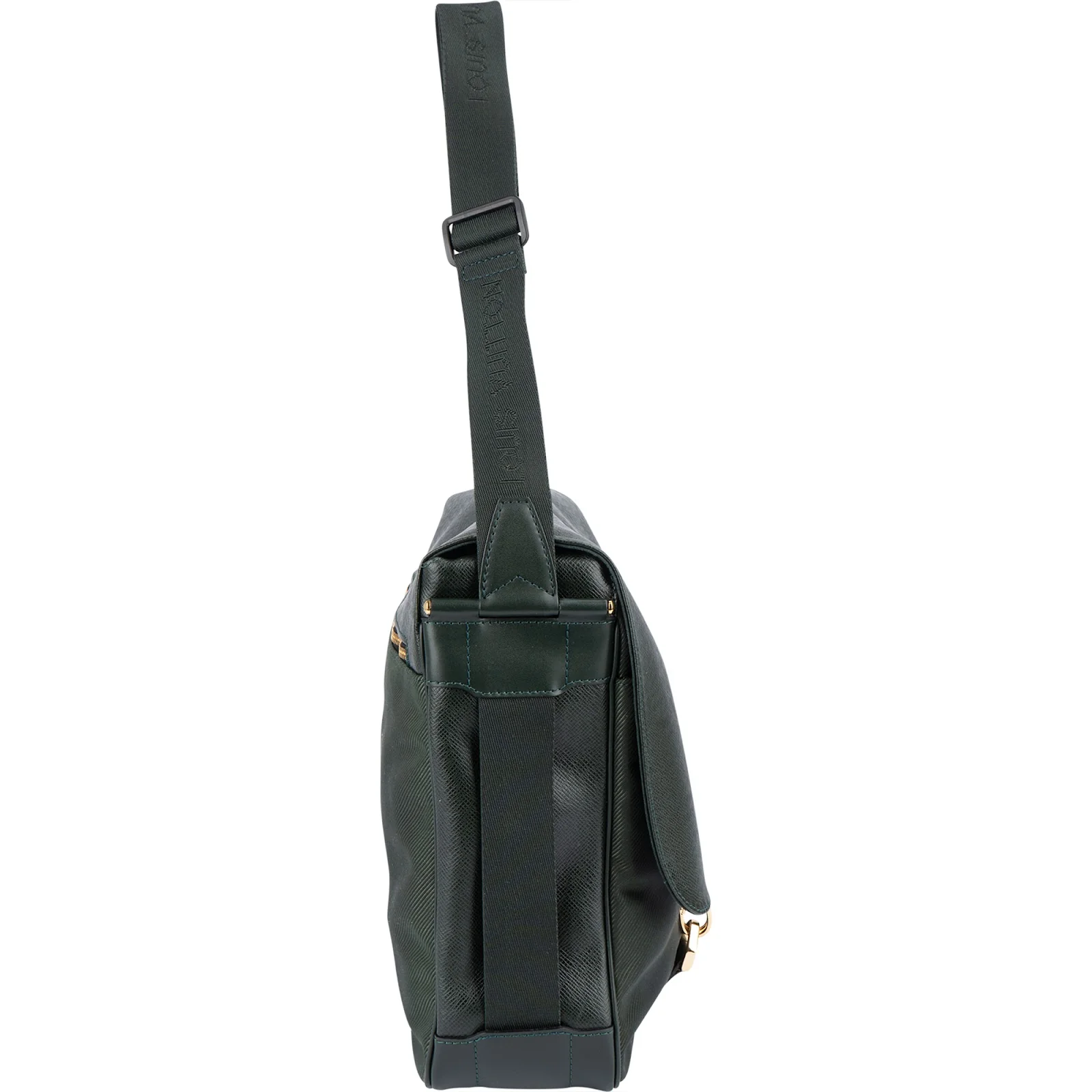 Louis Vuitton Green Taiga Leather Dersou Messenger Crossbody Bag