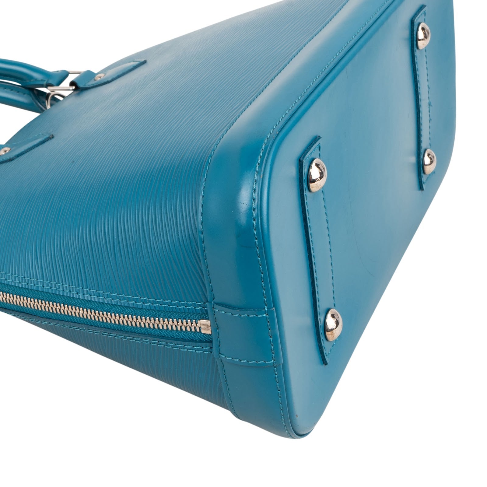 Louis Vuitton - Blue Epi Leather Alma PM Handbag