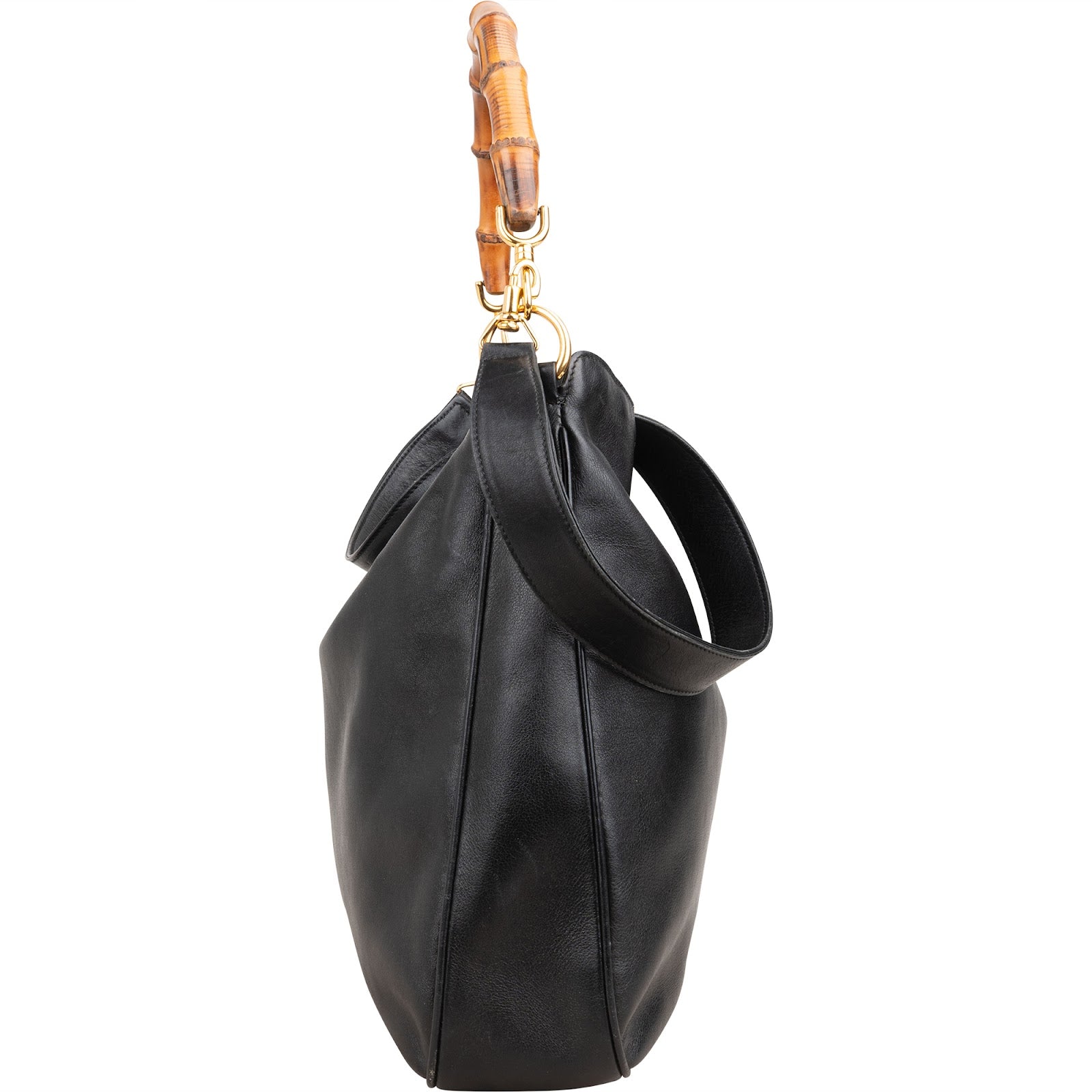 GUCCI - Handtas met bamboehandvat