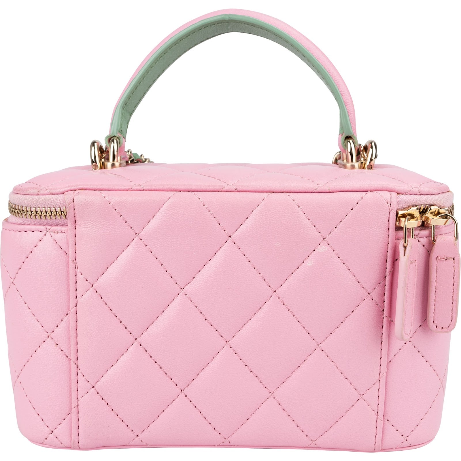 Chanel – Vanity Case Bicolor Quilted Lambskin