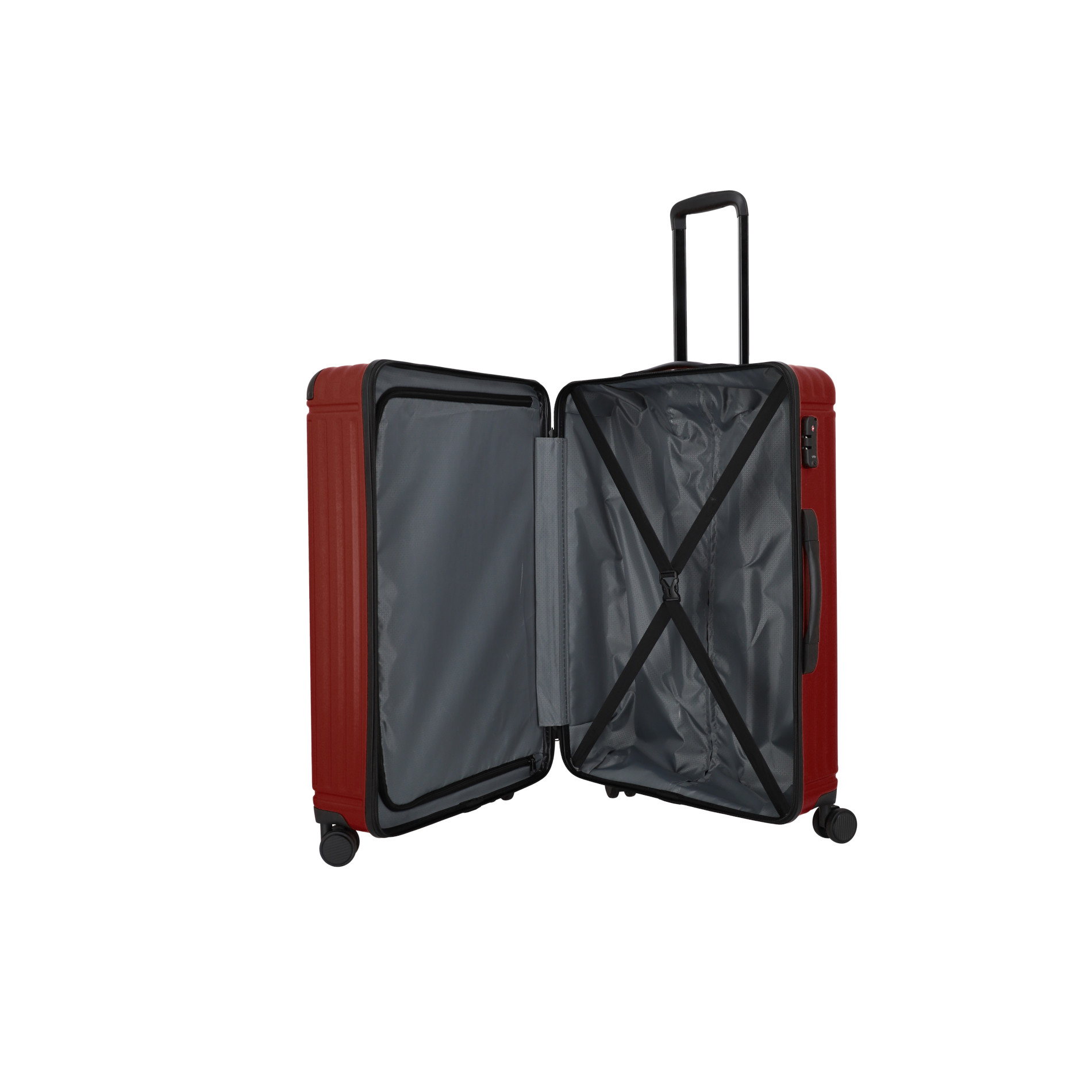 CRUISE Trolley L (77 cm) mit 4 Rollen - Bordeaux