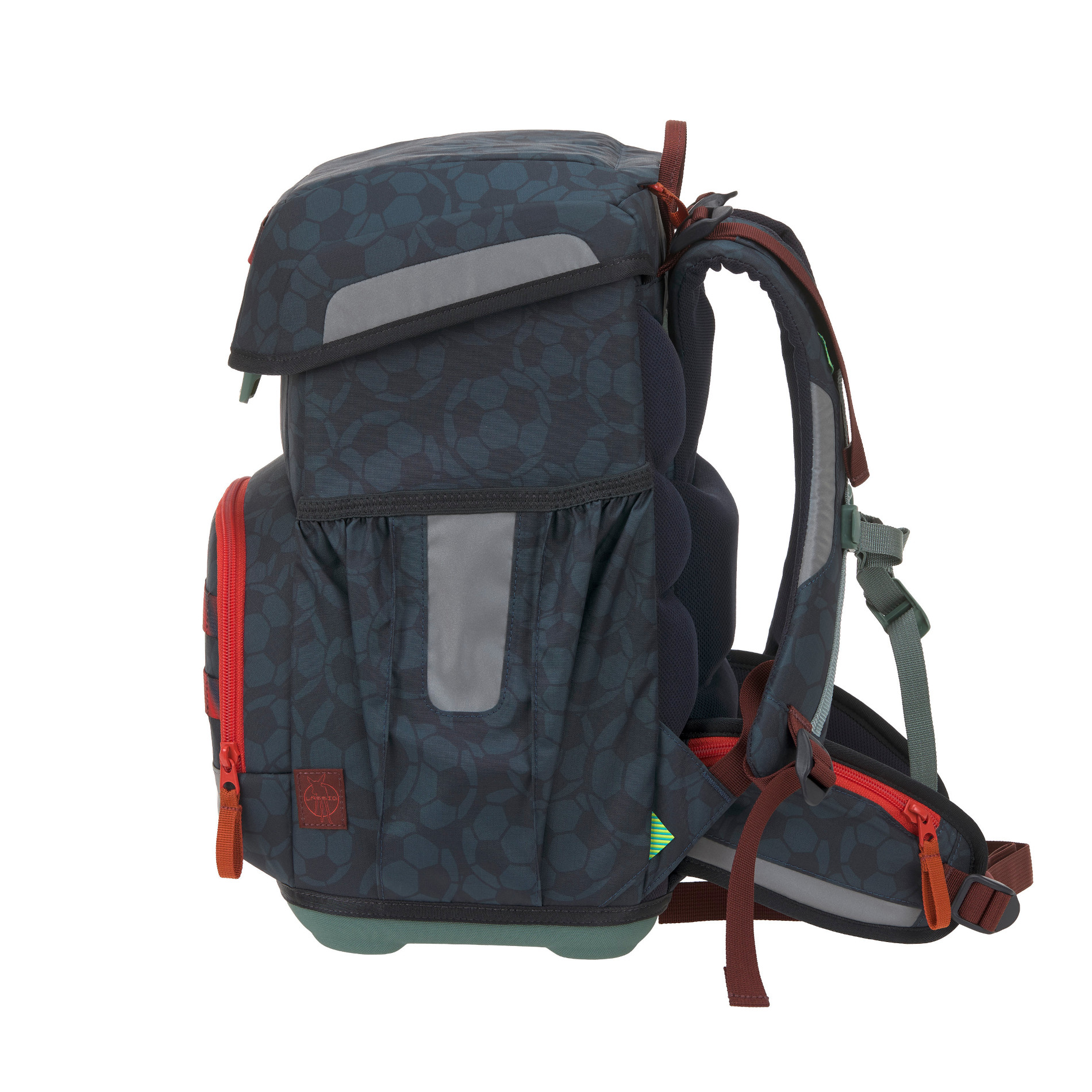 School Set Light Unique Schulranzenset 5tlg. - Football deep blue