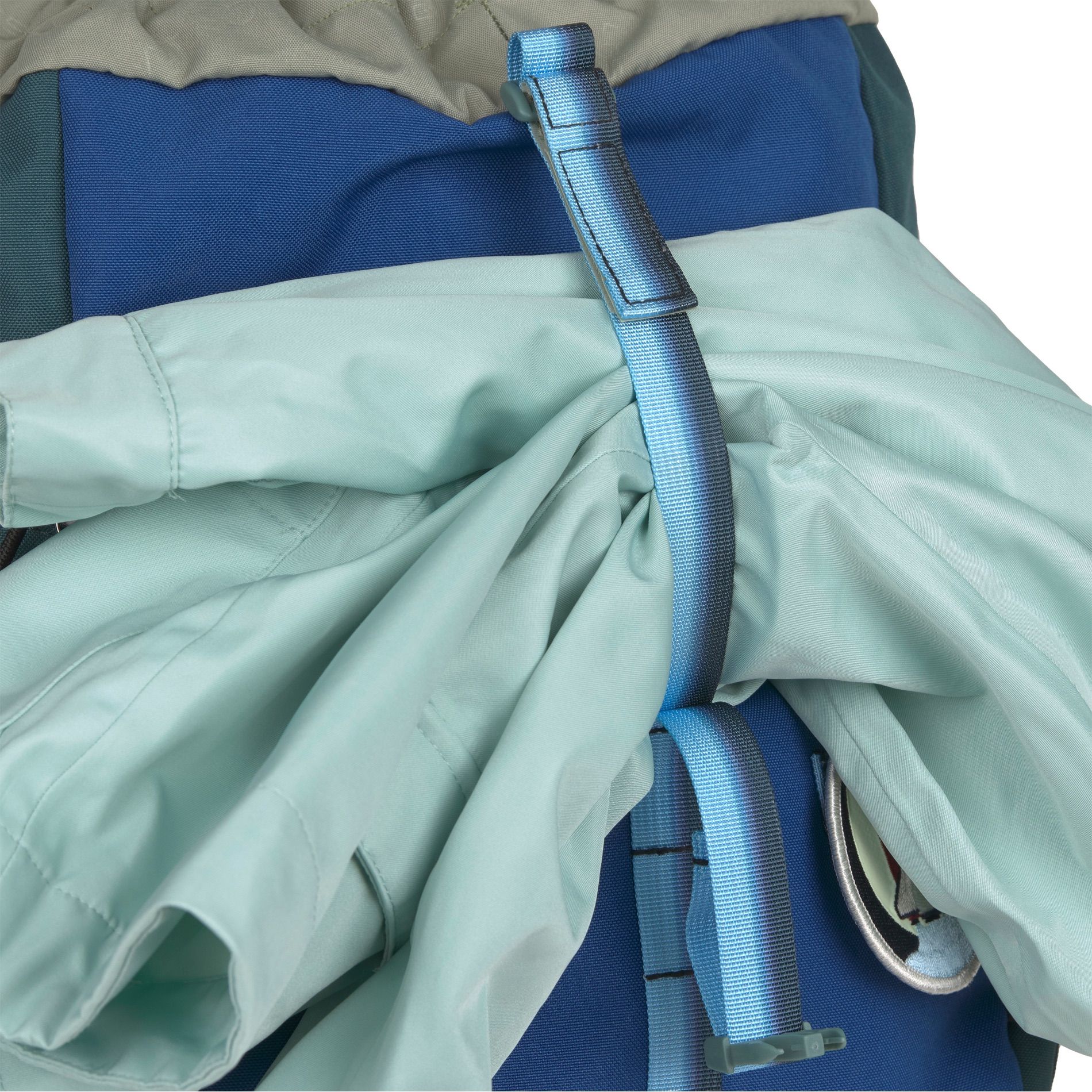 Big Outdoor Backpack Unique - blue/green