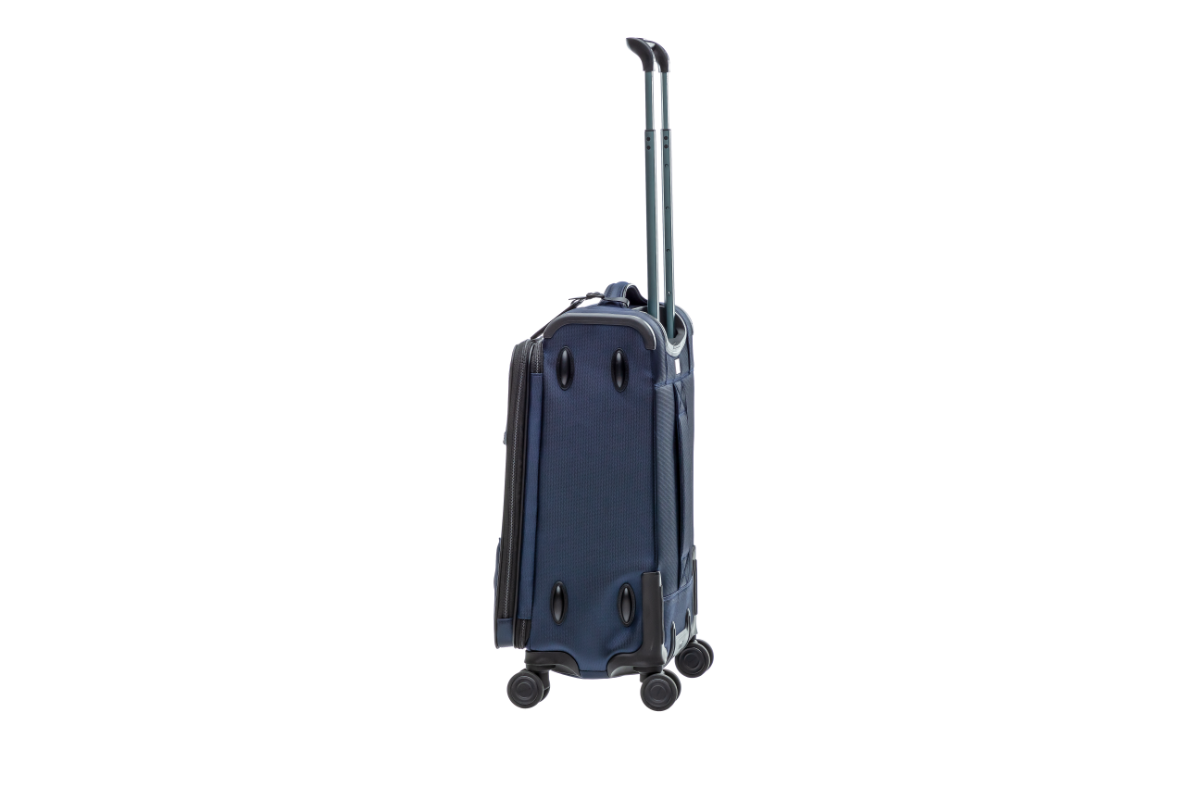 BAY soft-shell suitcase S with 4 wheels up to 57 cm 32 liters - Blue