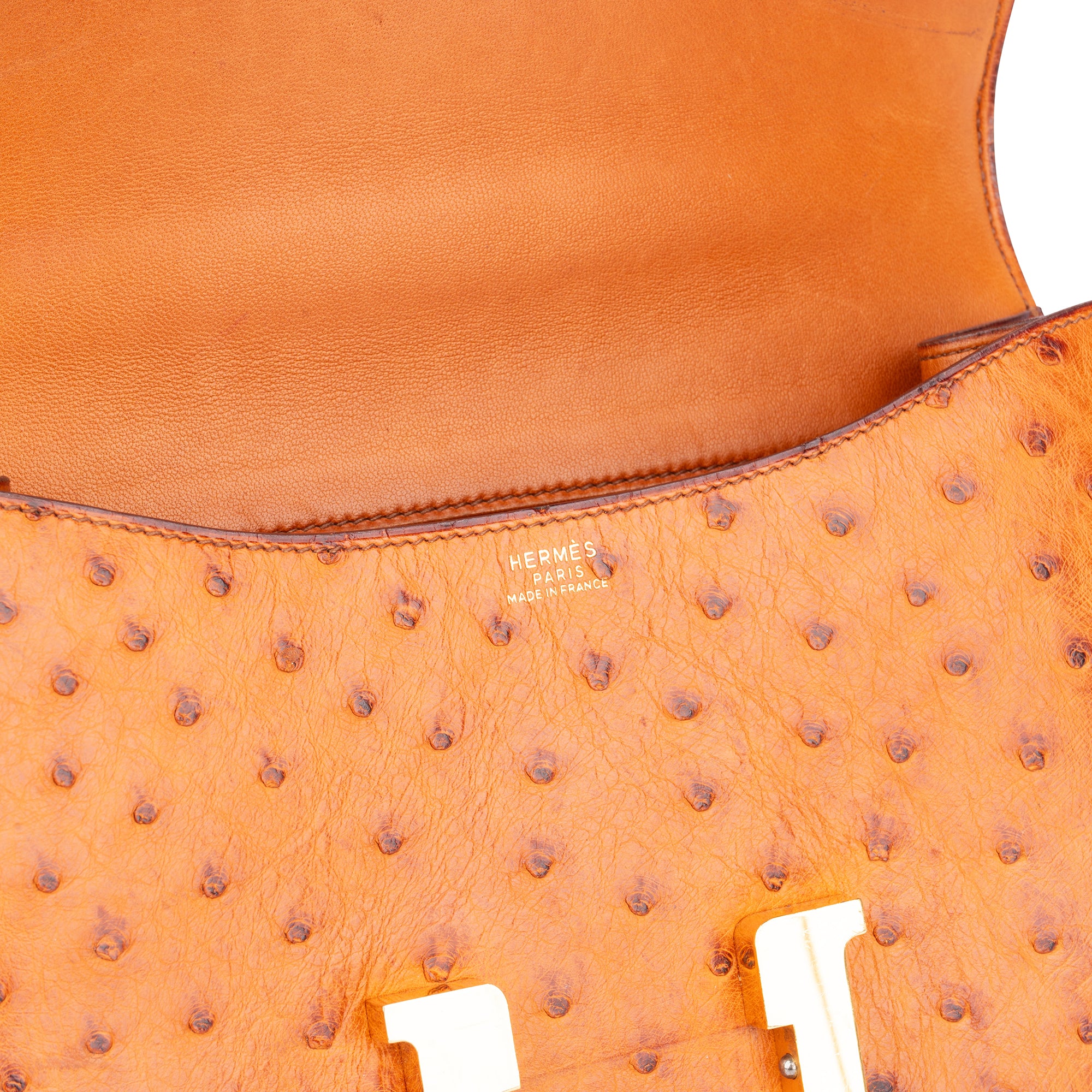 Hermes Ostrich Constance 23 Shoulder Bag