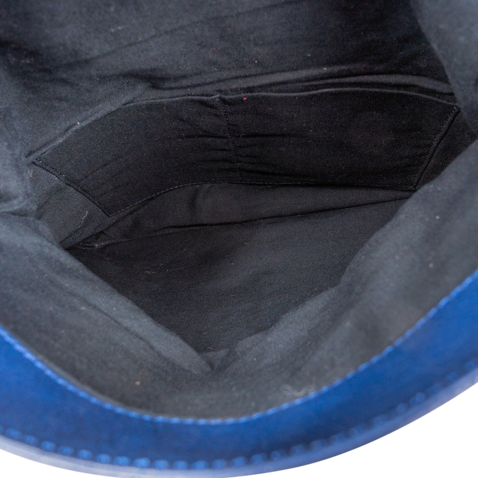 Balenciaga Blue Leather City Clutch