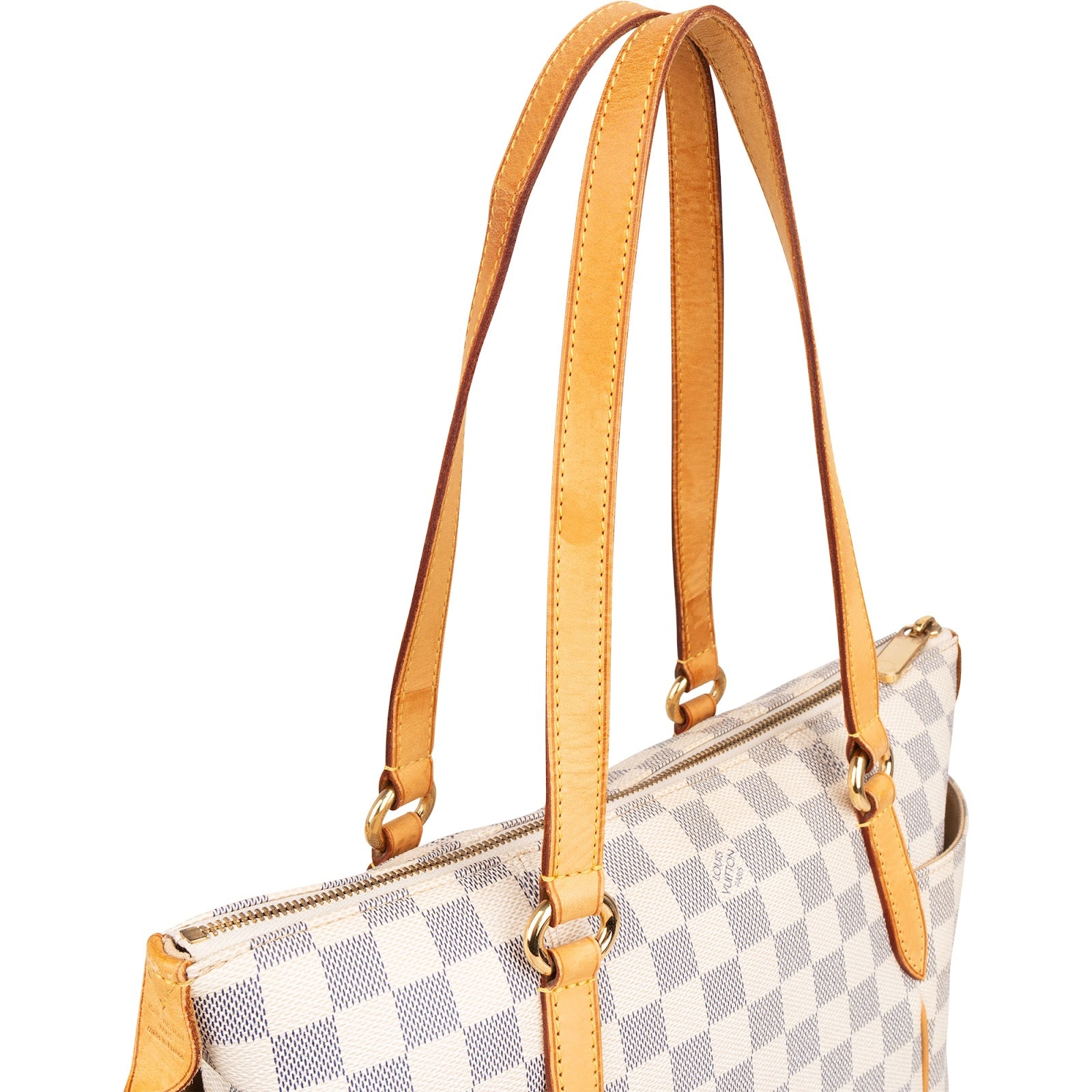 Louis Vuitton Monogram Damier Azur Canvas Totally PM Shoulder Bag
