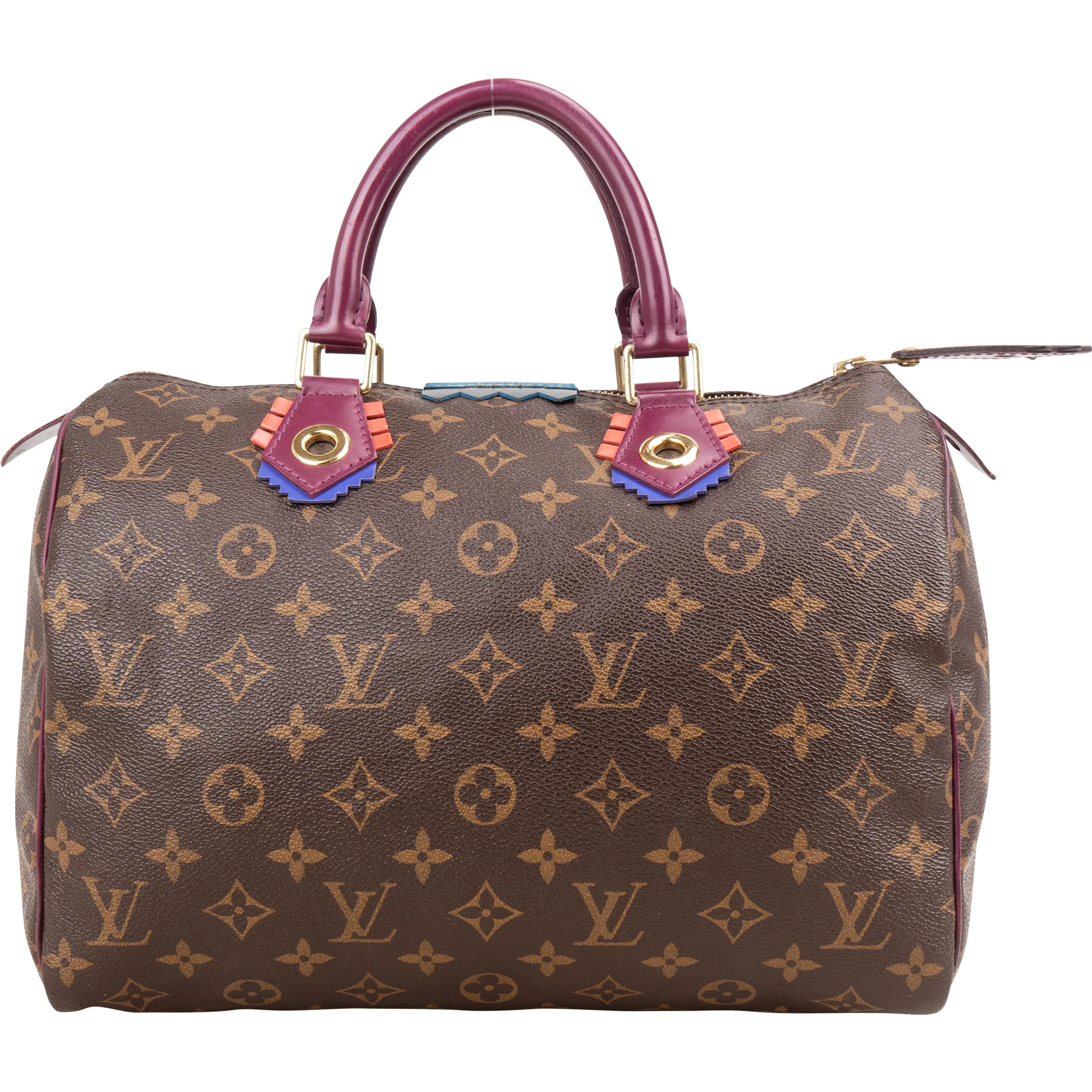 Louis Vuitton Monogram Canvas Speedy 30 Totem Boston Bag