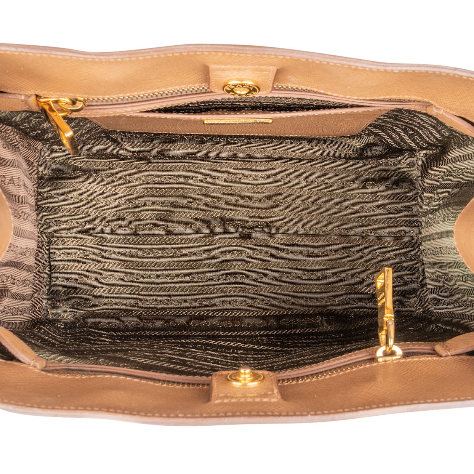 Prada Saffiano Leather Small Galleria Handbag