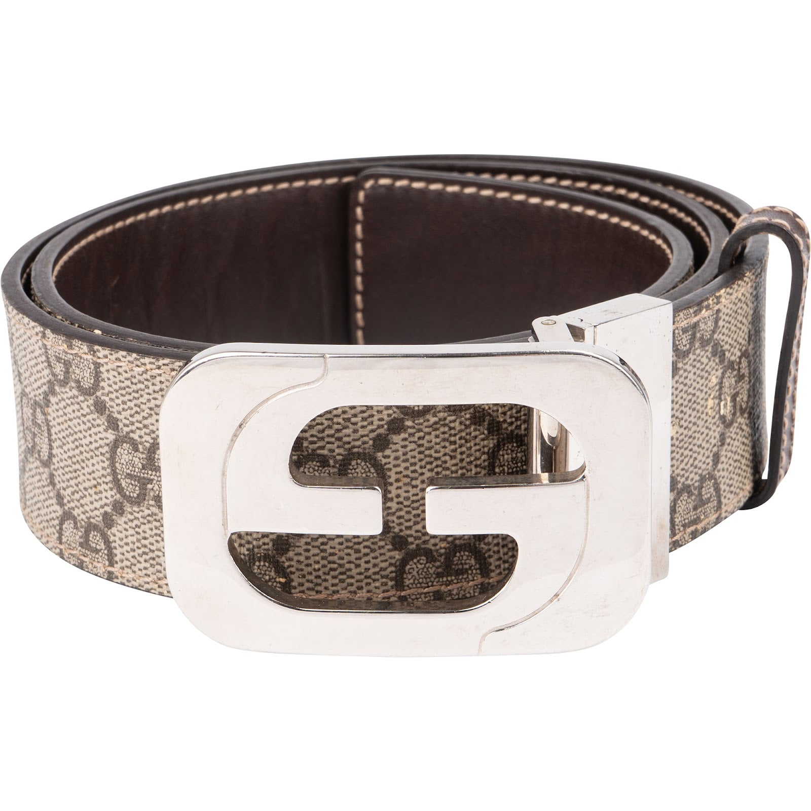 Gucci - GG Supreme Reversible G Buckle Belt (80 / 32)