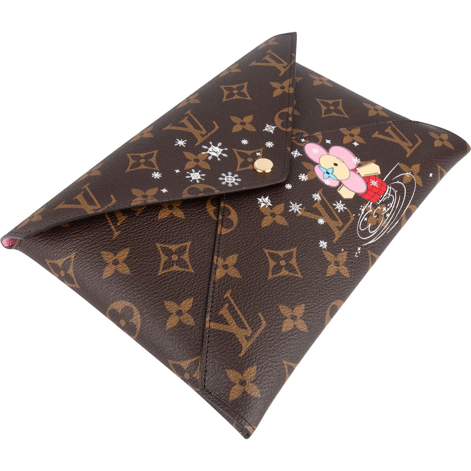 Louis Vuitton Monogram Canvas Limited Xmas Large Pochette Kirigami Clutch