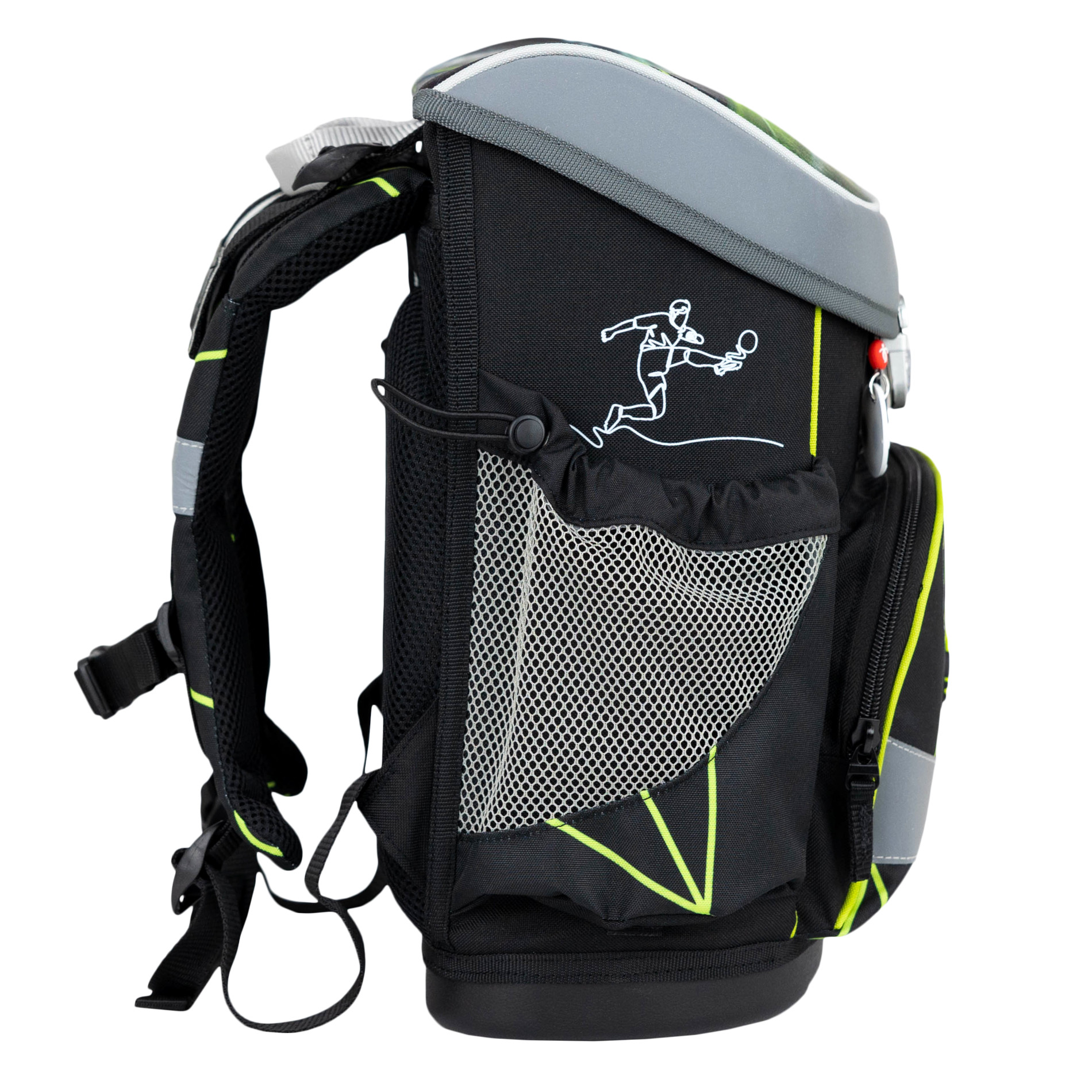 Belmil Mini-Fit ergonomisches Schulranzen-Set 4-teilig "Champion's Kick"