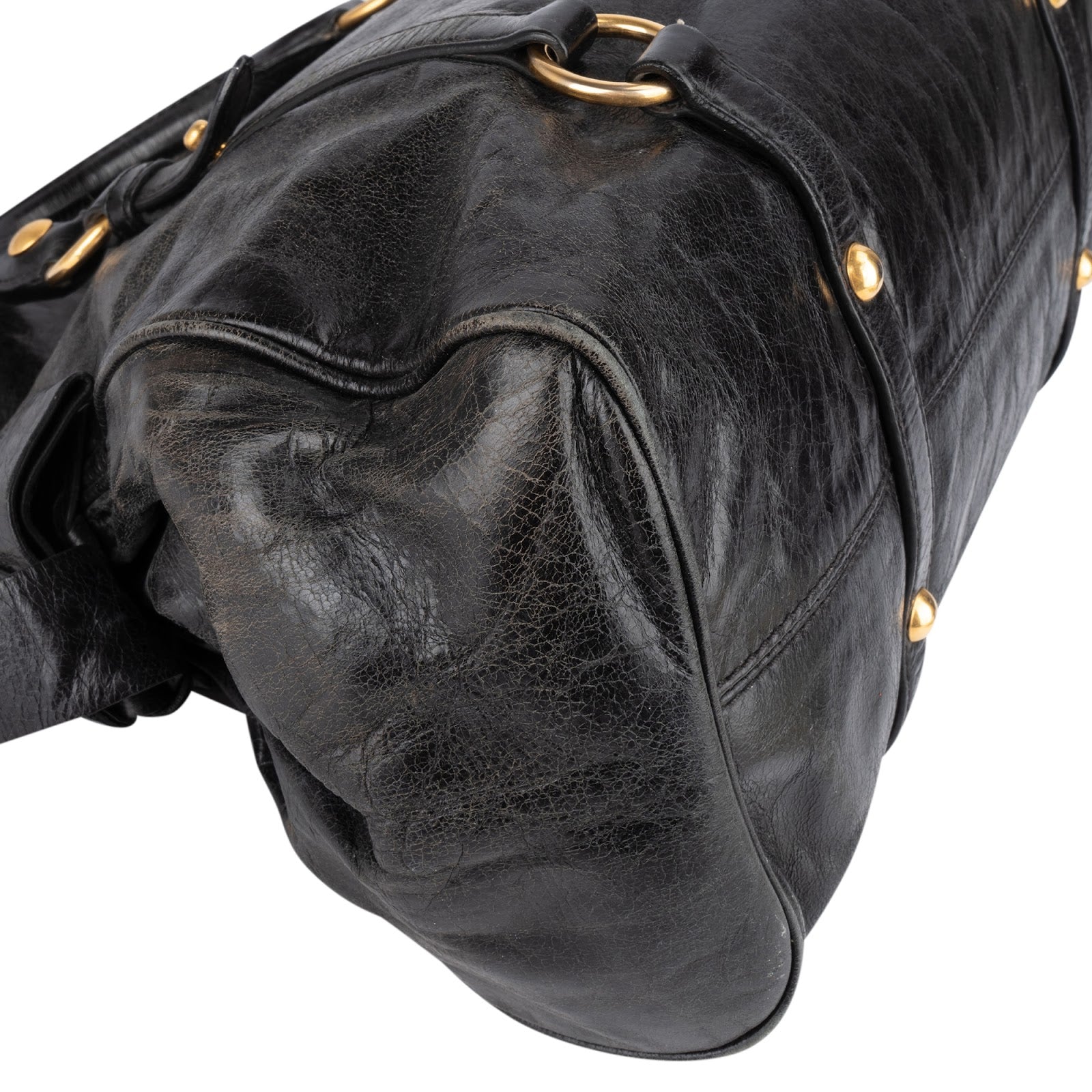 Miu Miu Vitello Lux Leather City Handbag