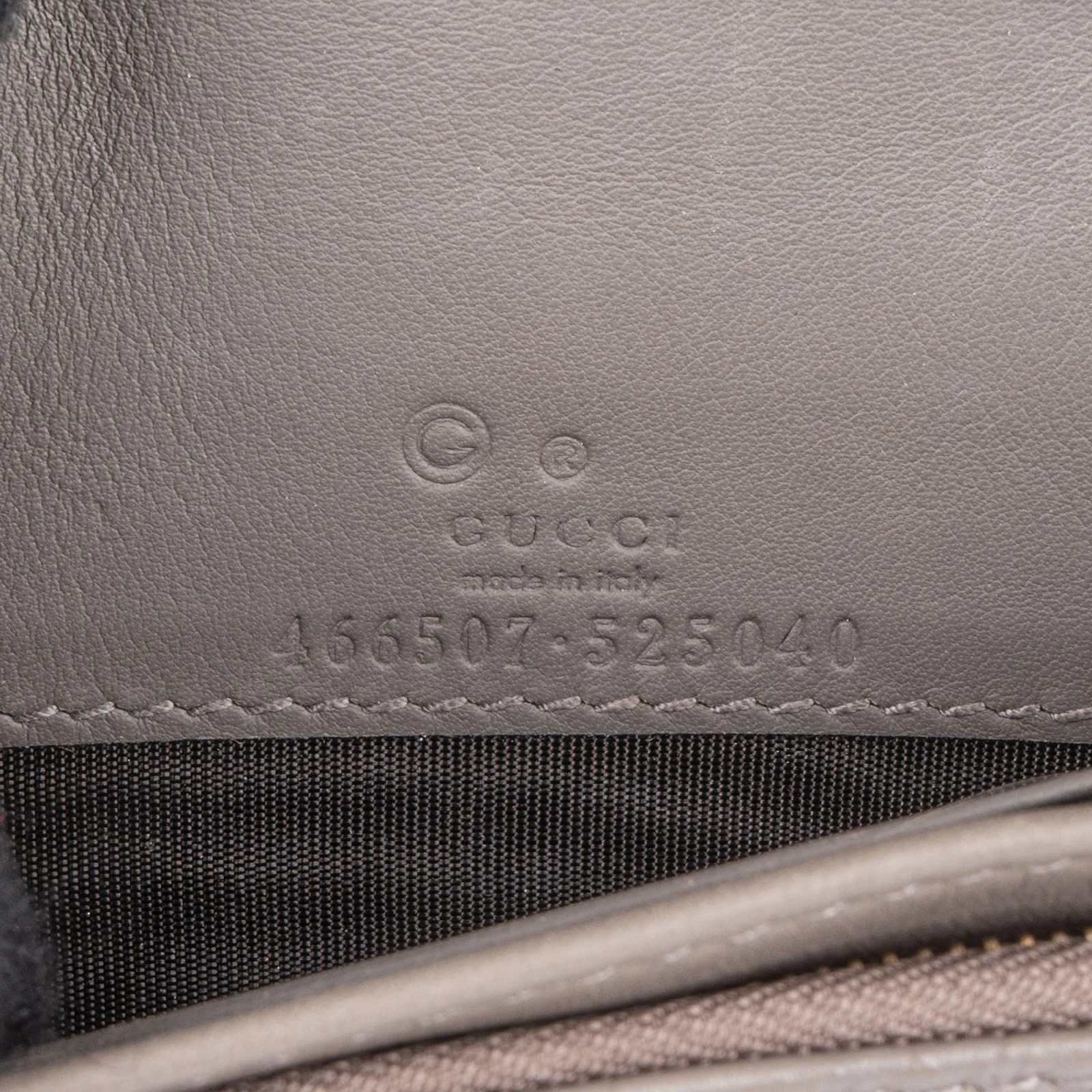 Gucci GG Microguccissima Leather Wallet On Chain Crossbody Bag