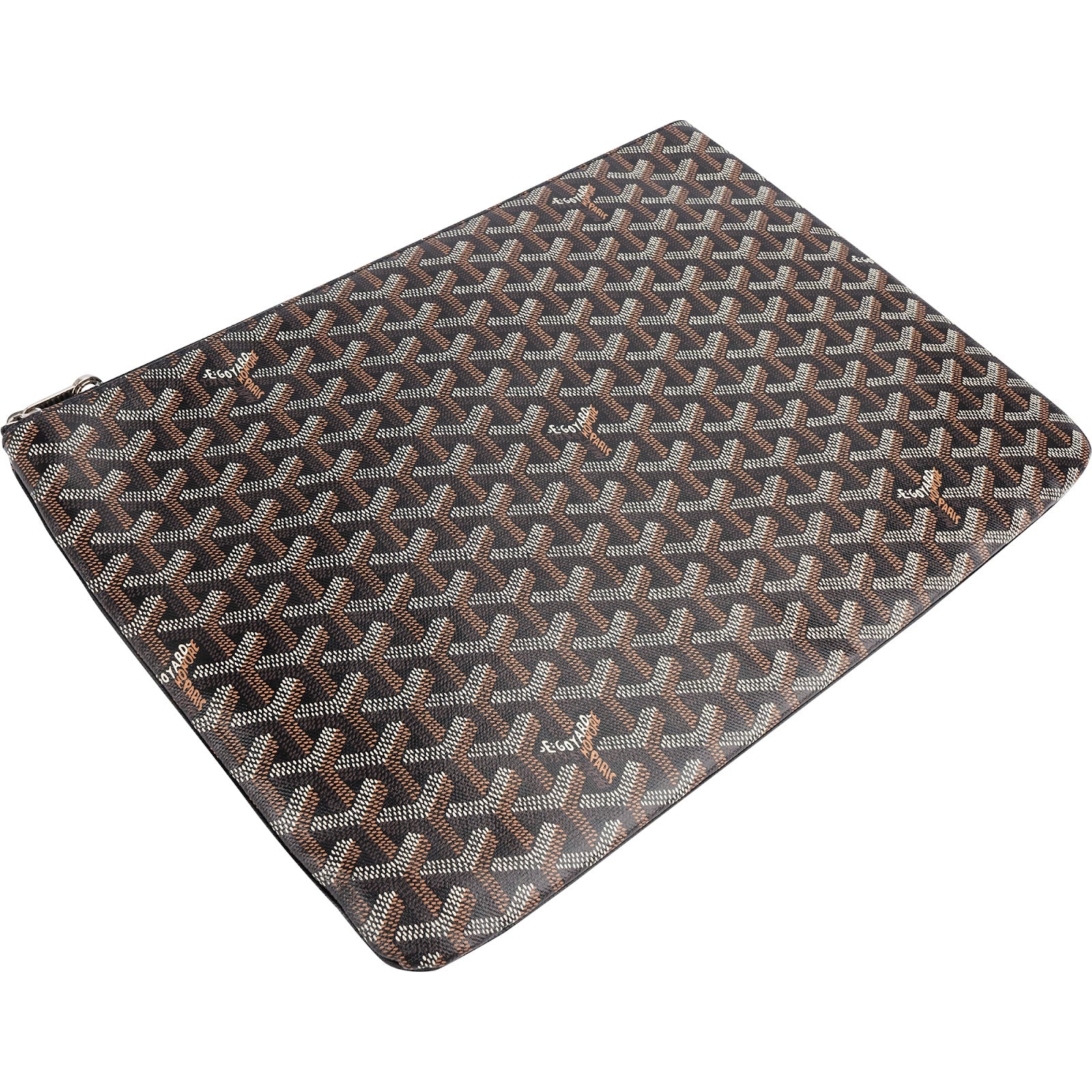 Goyard Monogram Goyardine Canvas Senat MM Clutch