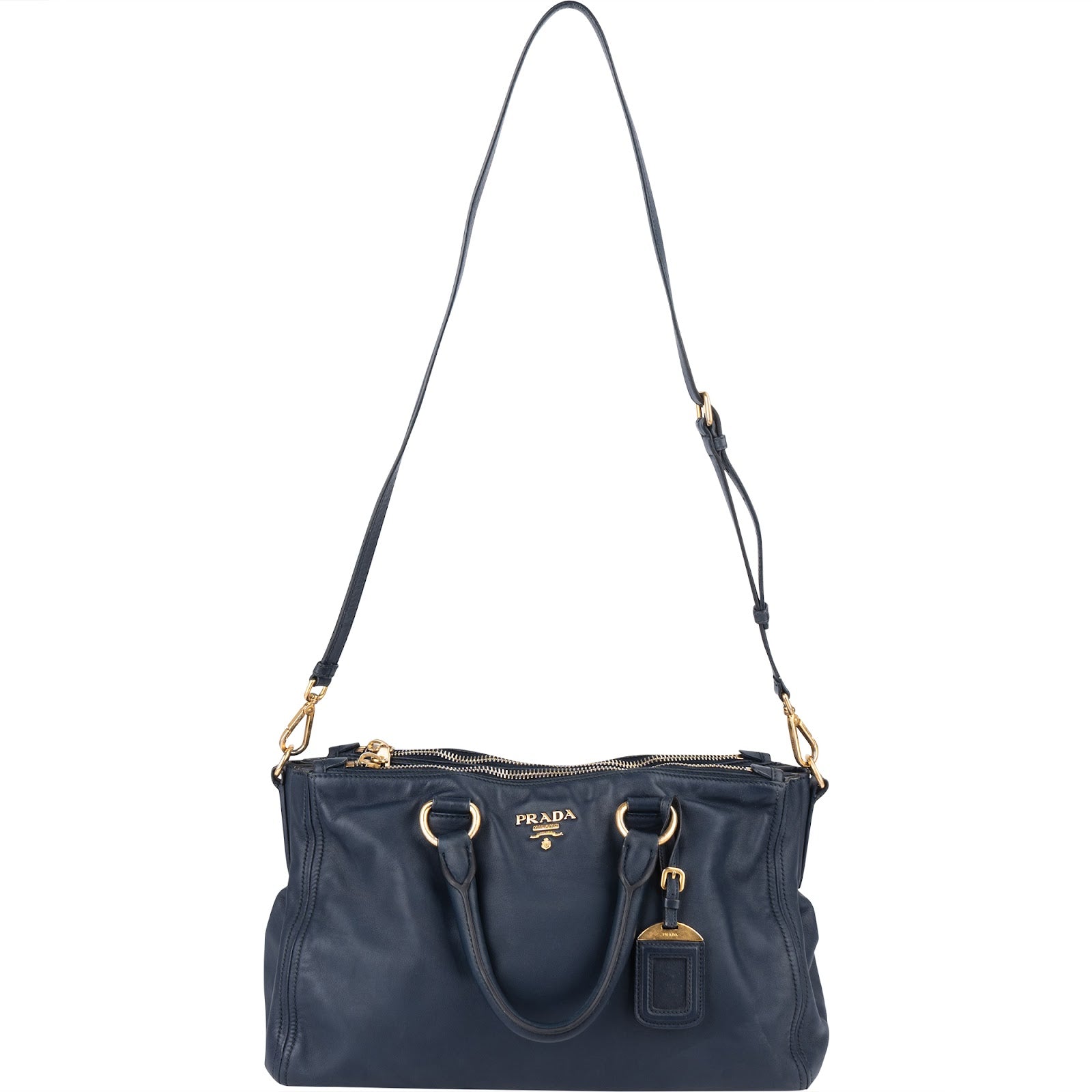 Prada Vitello Daino Soft Leather Handbag