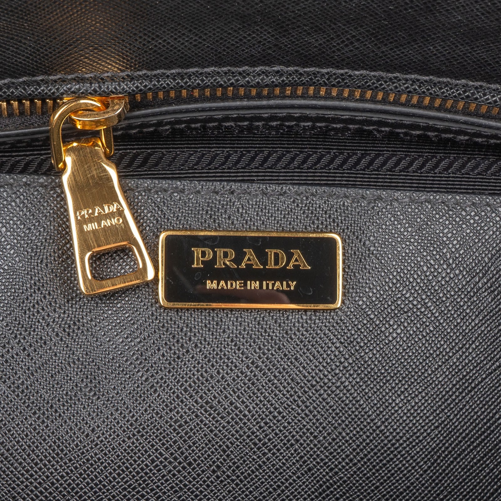 Prada Back Saffiano Leather Galleria Handbag
