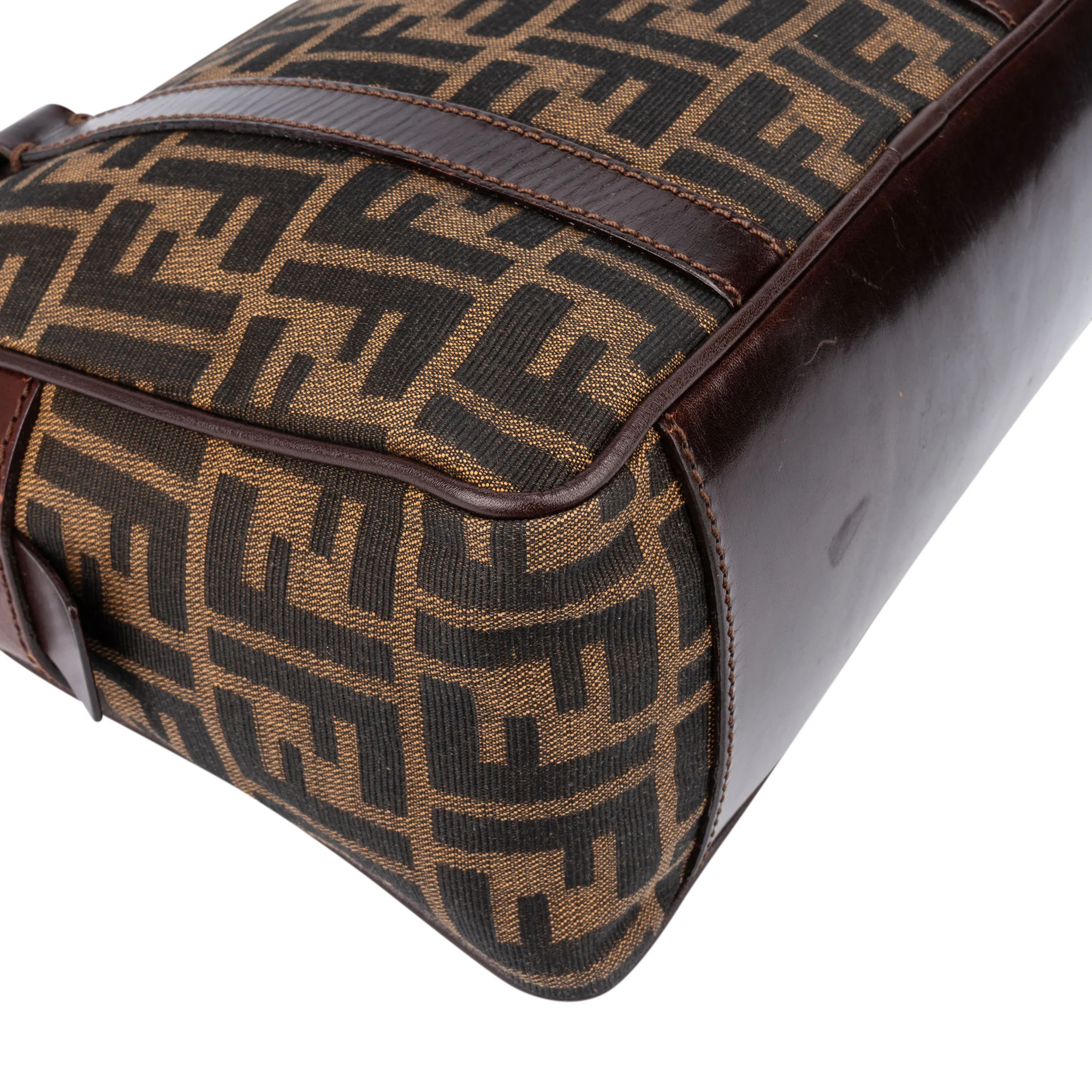 Fendi FF Monogram Boston Handbag