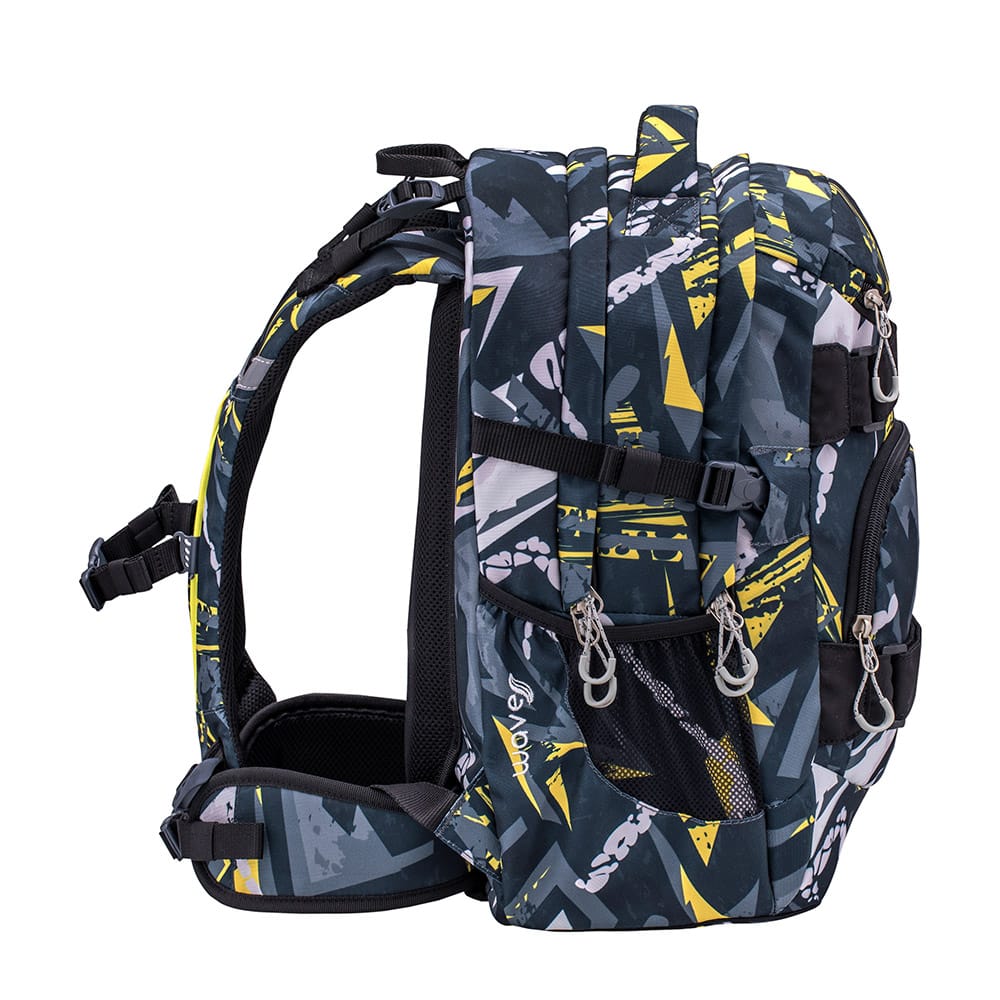 Infinity Rucksack Set 3-teilig - Yellow Graffiti