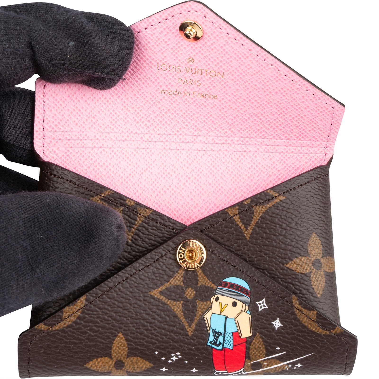 Louis Vuitton Monogram Canvas Limited Xmas Small Pochette Kirigami Etui
