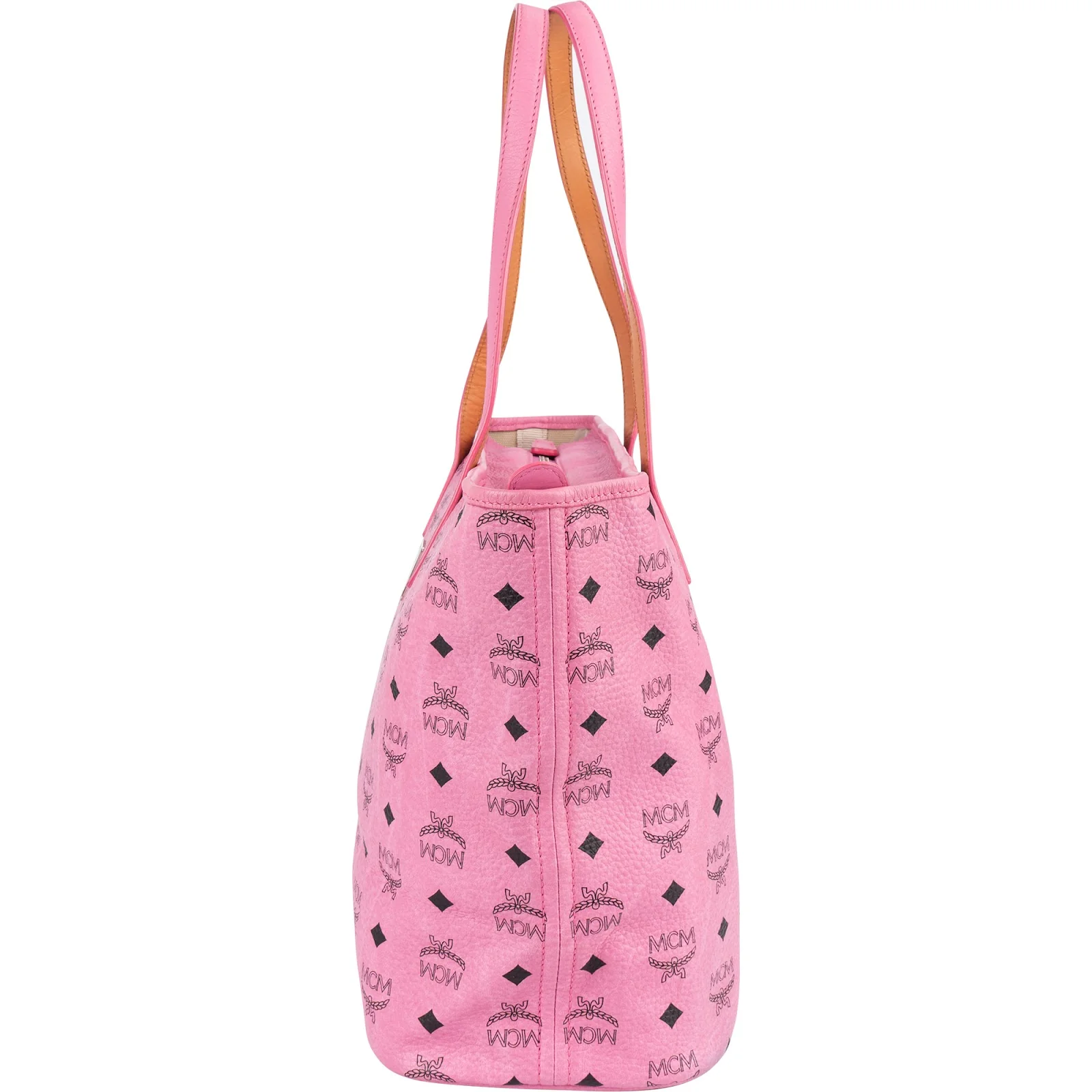 MCM Monogram Visetos Liz Shopper Shoulder Bag