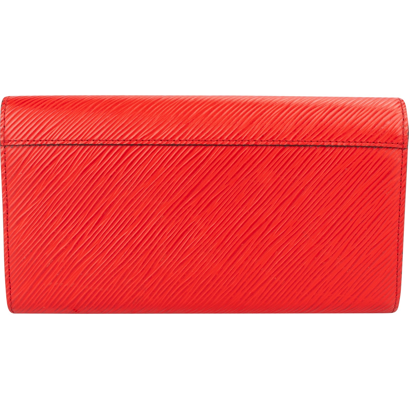 Louis Vuitton Red Epi Leather Twist Wallet