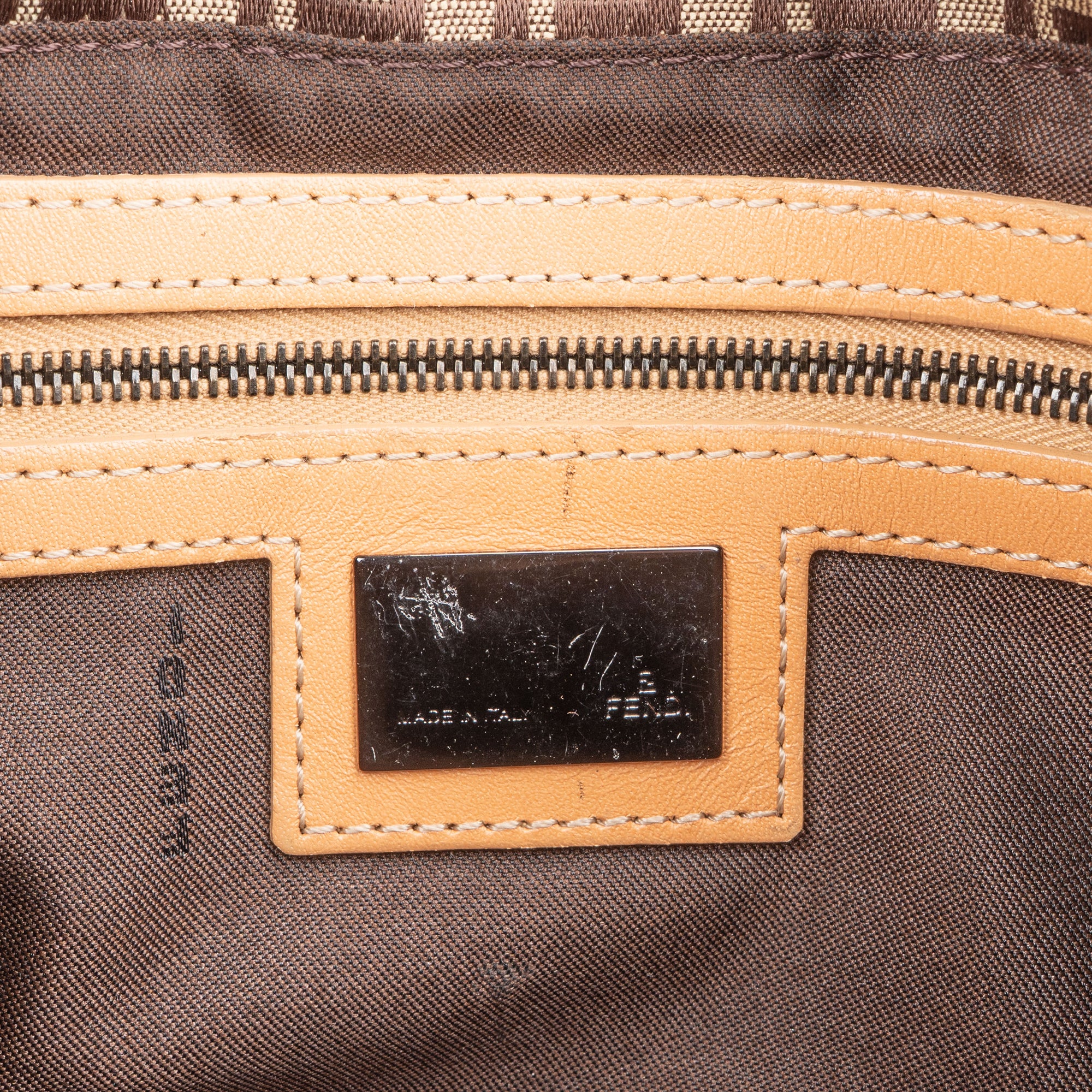 Fendi FF Monogram Baguette Handbag