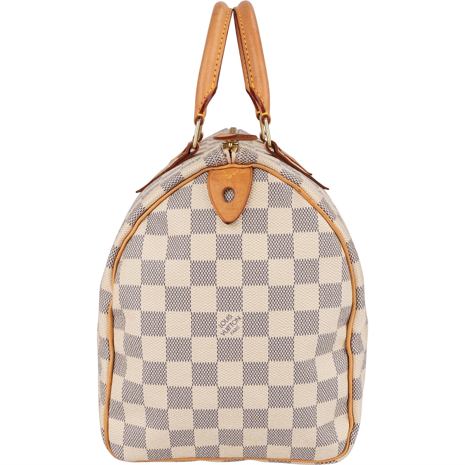 Louis Vuitton Monogram Damier Azur Speedy 30 Boston Bag