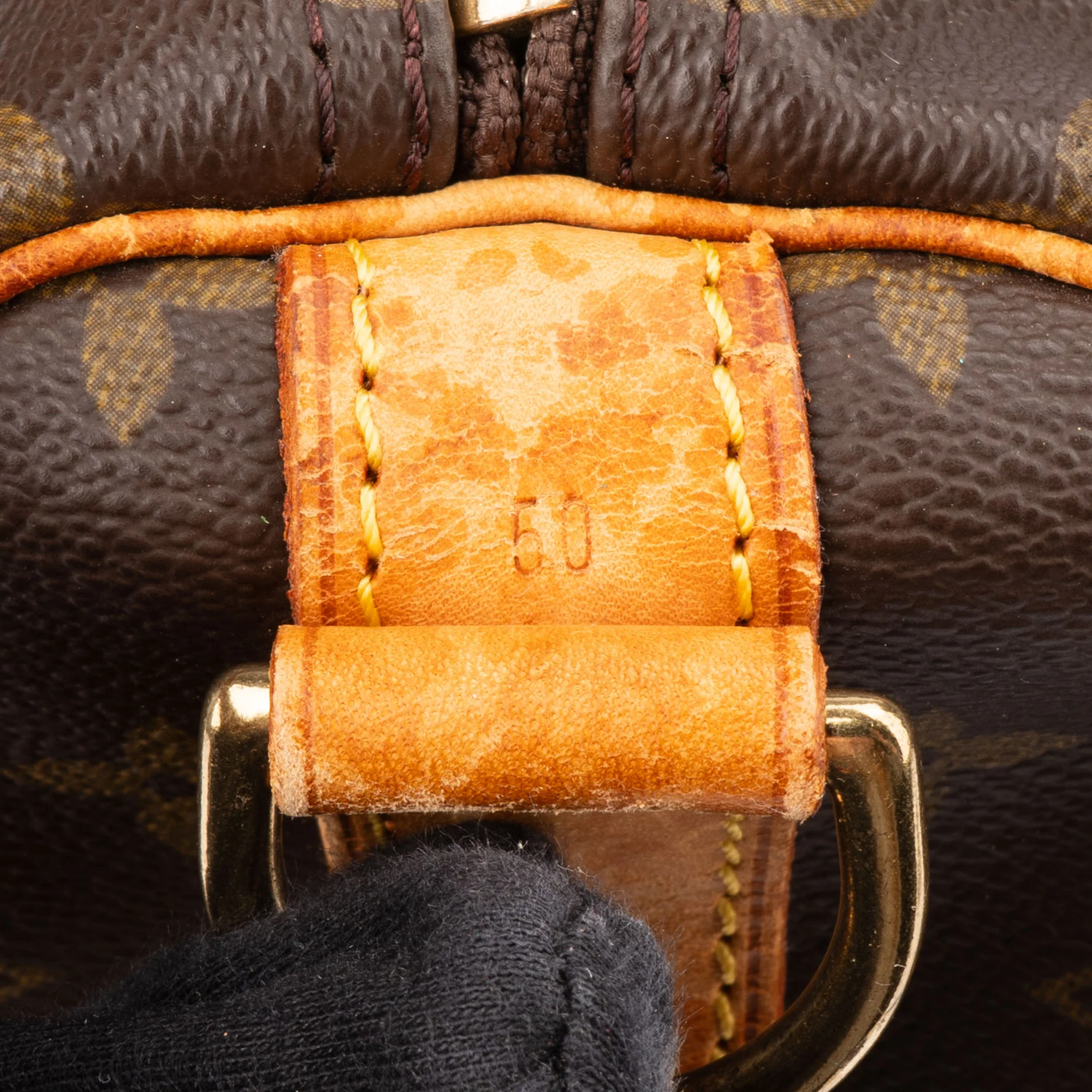 Louis Vuitton Monogram Canvas Keepall 50 Bandoulière Reisetasche