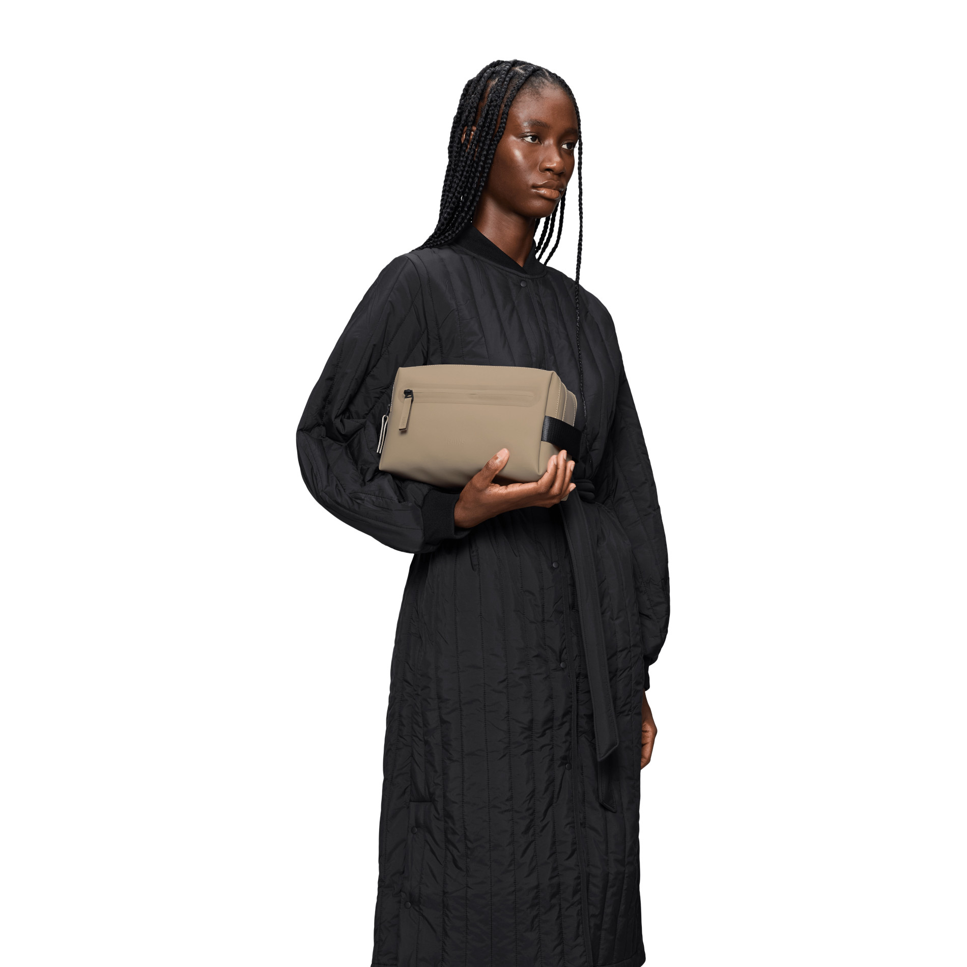 Wash Bag Zip W3 - Beige