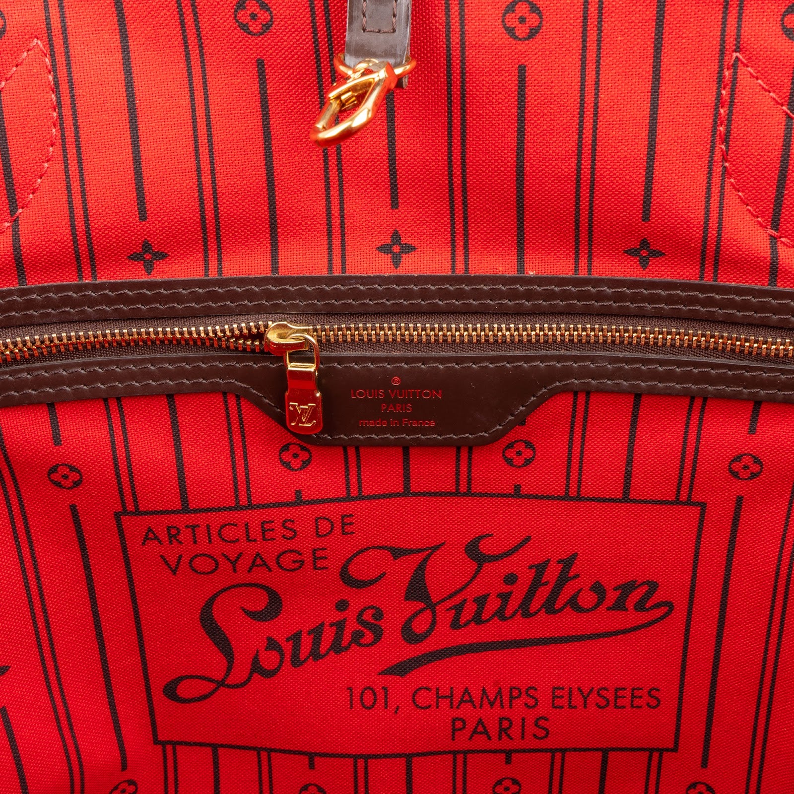 Louis Vuitton Monogram Damier Ebene Canvas Neverfull MM Shopper