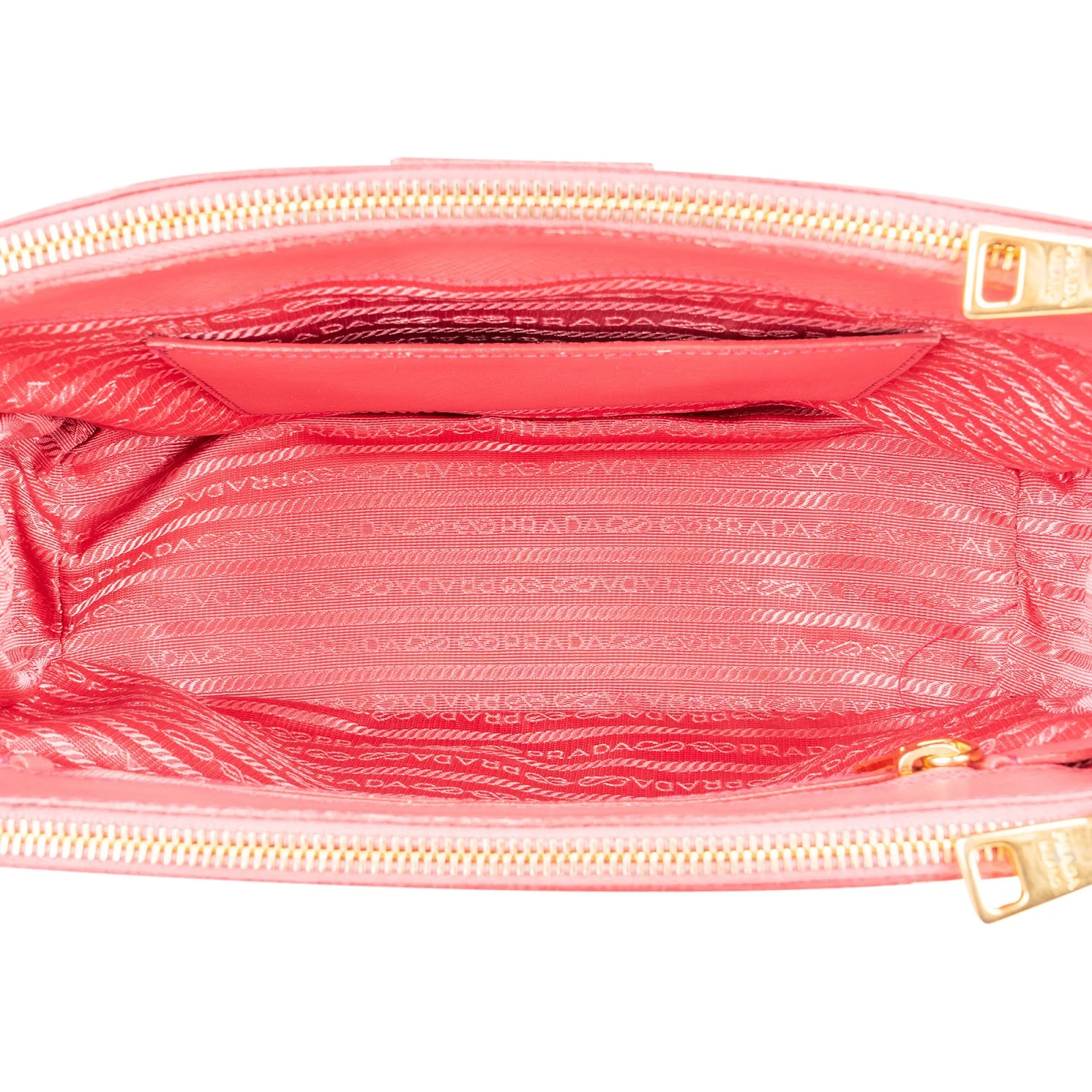 Prada Pink Saffiano Leather Galleria Handbag