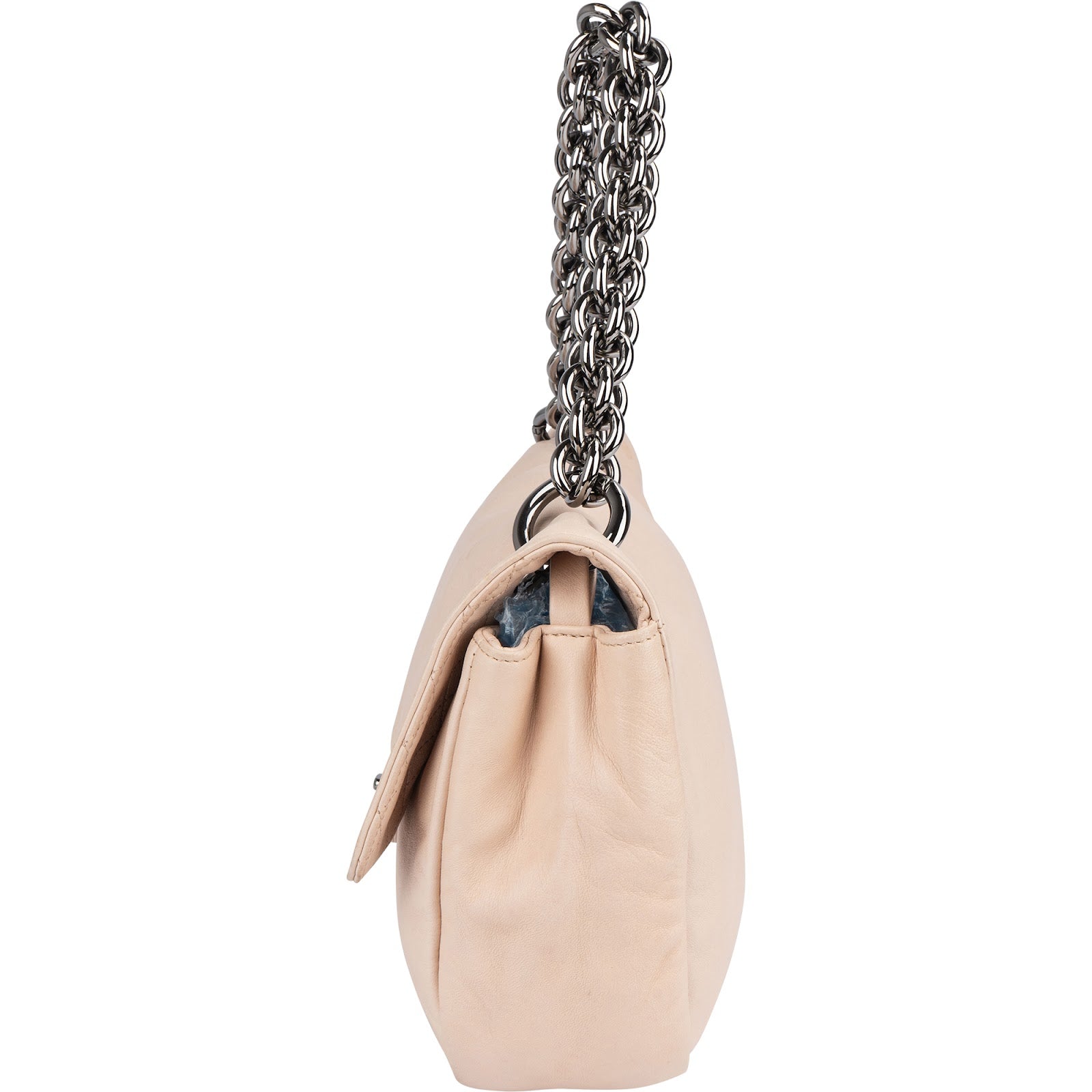 Chanel Leather Modern Chain Single Flap Shoulder Bag