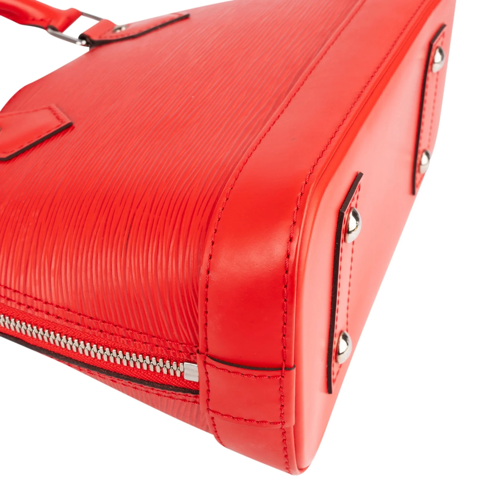 Louis Vuitton Red Epi Leather Alma BB Handbag