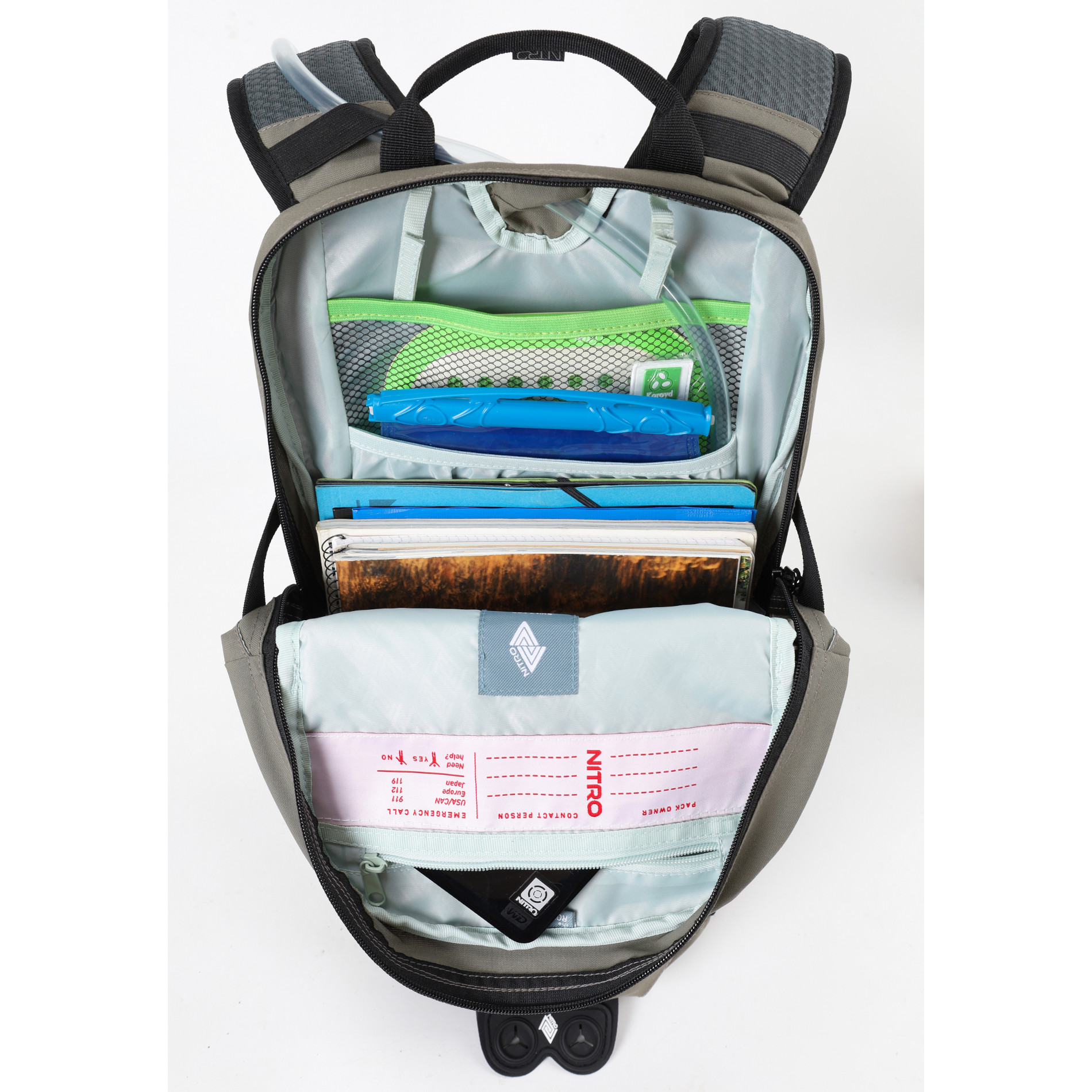 Snowboardrucksack ROVER 14 - Waxed Lizard